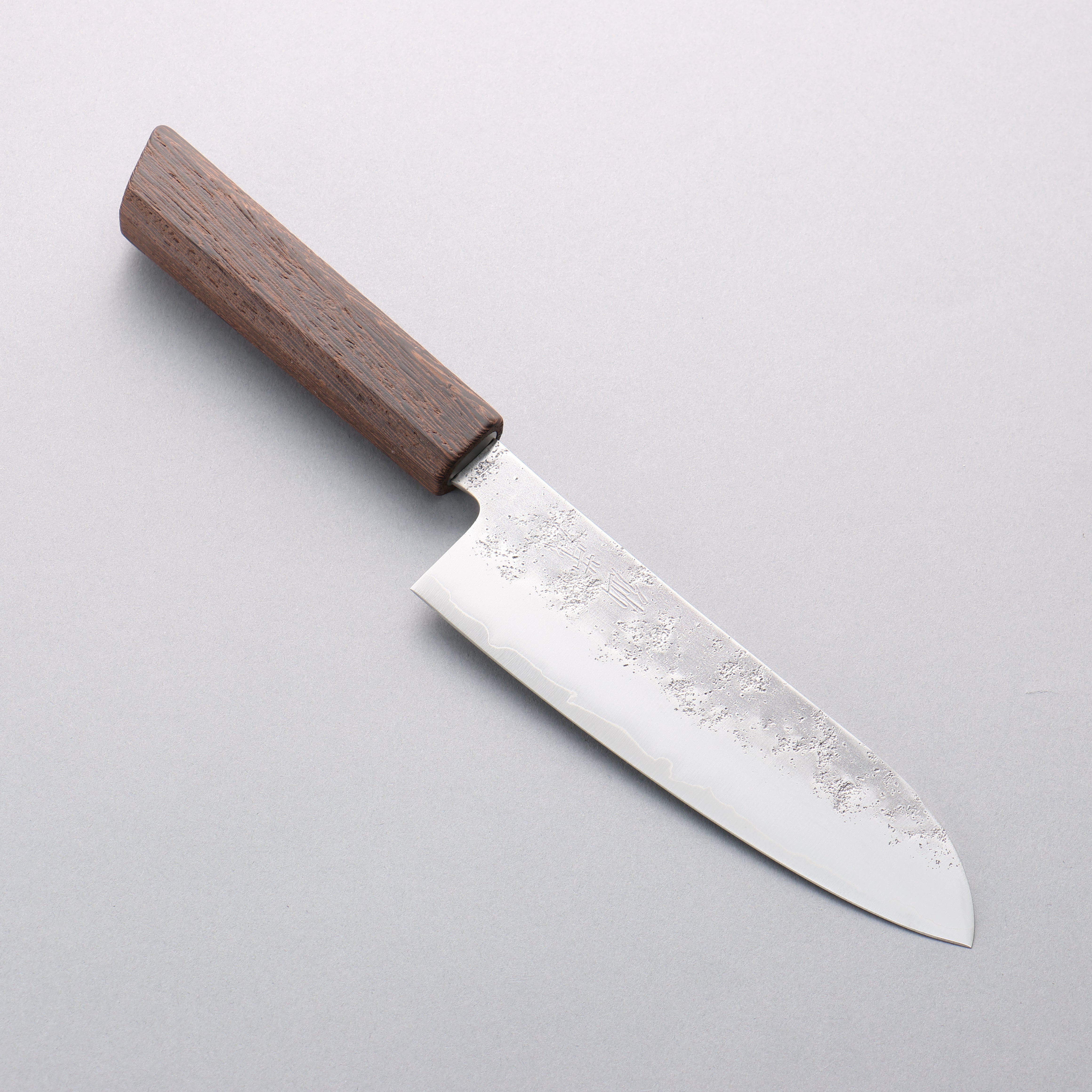 Suncraft Senzo Silver Steel No.3 Santoku 167mm Wenge Handle - Japanny - Best Japanese Knife