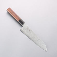  Seisuke AUS10 Damascus Santoku 180mm Shitan Handle - Japanny - Best Japanese Knife
