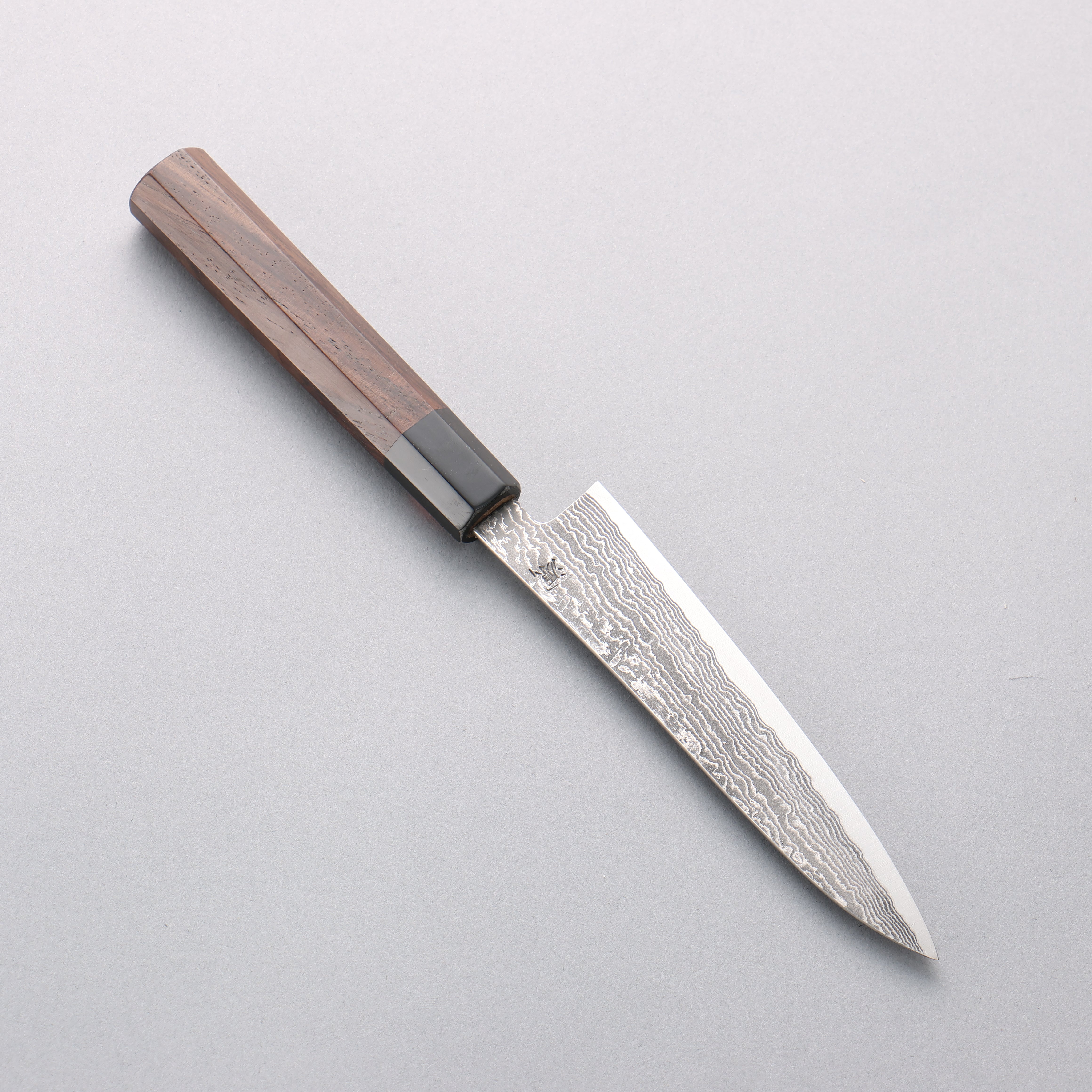 Shigeki Tanaka Harukaze SG2 Damascus Petty-Utility 135mm Walnut Handle - Japanny - Best Japanese Knife
