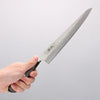 Seisuke Silver Steel No.3 Nashiji Sujihiki 240mm Brown Pakka wood Handle - Japanny - Best Japanese Knife