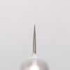 Seisuke Silver Steel No.3 Nashiji Sujihiki 240mm Brown Pakka wood Handle - Japanny - Best Japanese Knife