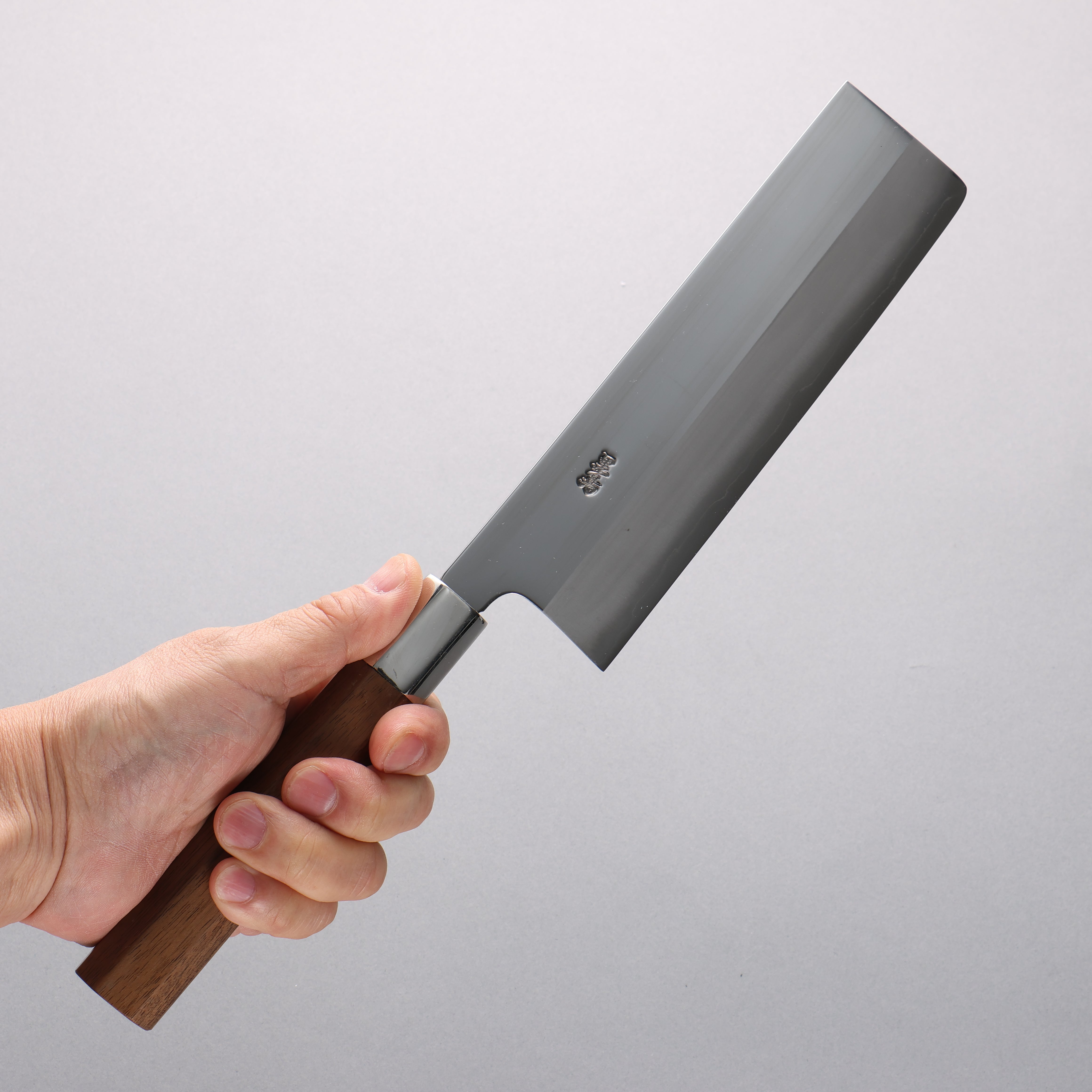 Kurotori Silver Steel No.3 Migaki Finished Nakiri 170mm Walnut Handle - Japanny - Best Japanese Knife