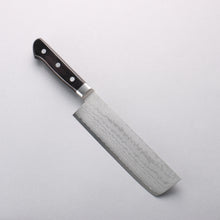  Seisuke VG10 Damascus Nakiri 165mm Black Pakka wood Handle - Japanny - Best Japanese Knife