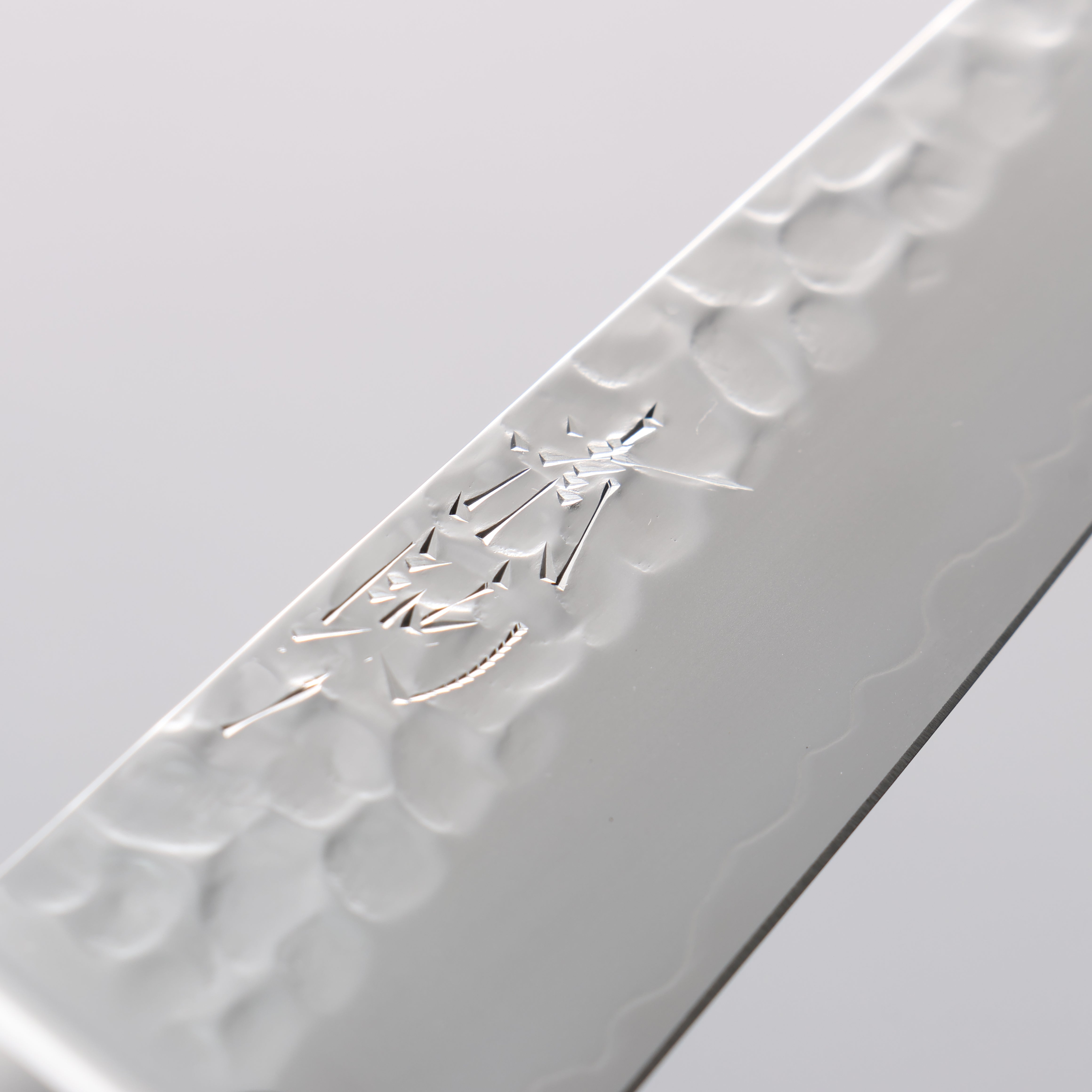 Seisuke Aotsuchi AUS10 Hammered Kiritsuke Petty-Utility 145mm Navy blue Pakka wood Handle with Sheath - Japanny - Best Japanese Knife