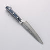Seisuke Seiun VG10 33 Layer Damascus Petty-Utility 135mm Navy blue Pakka wood Handle with Sheath - Japanny - Best Japanese Knife