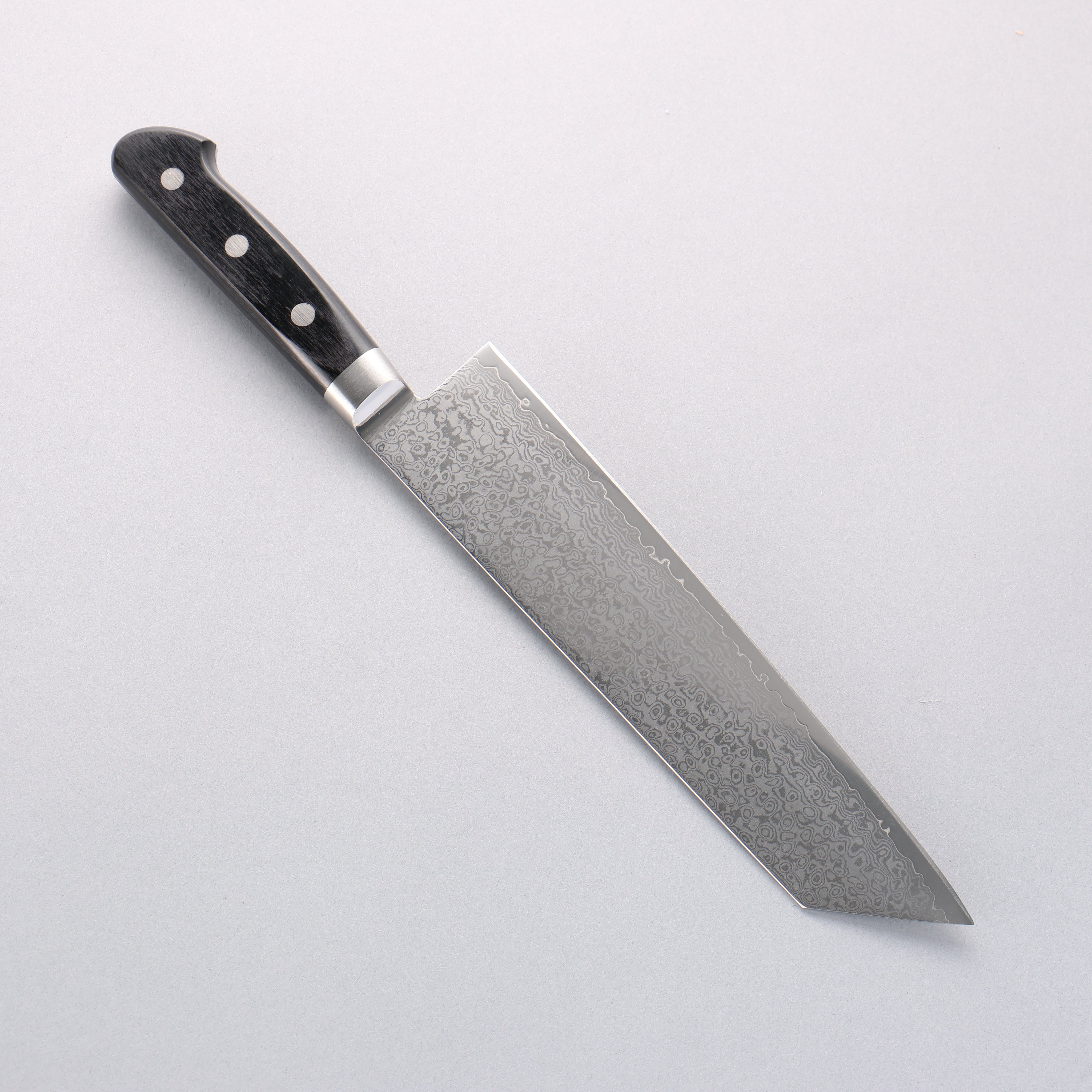 Seisuke VG10 33 Layer Mirrored Finish Damascus Kiritsuke Gyuto 210mm Black Pakka wood Handle - Japanny - Best Japanese Knife