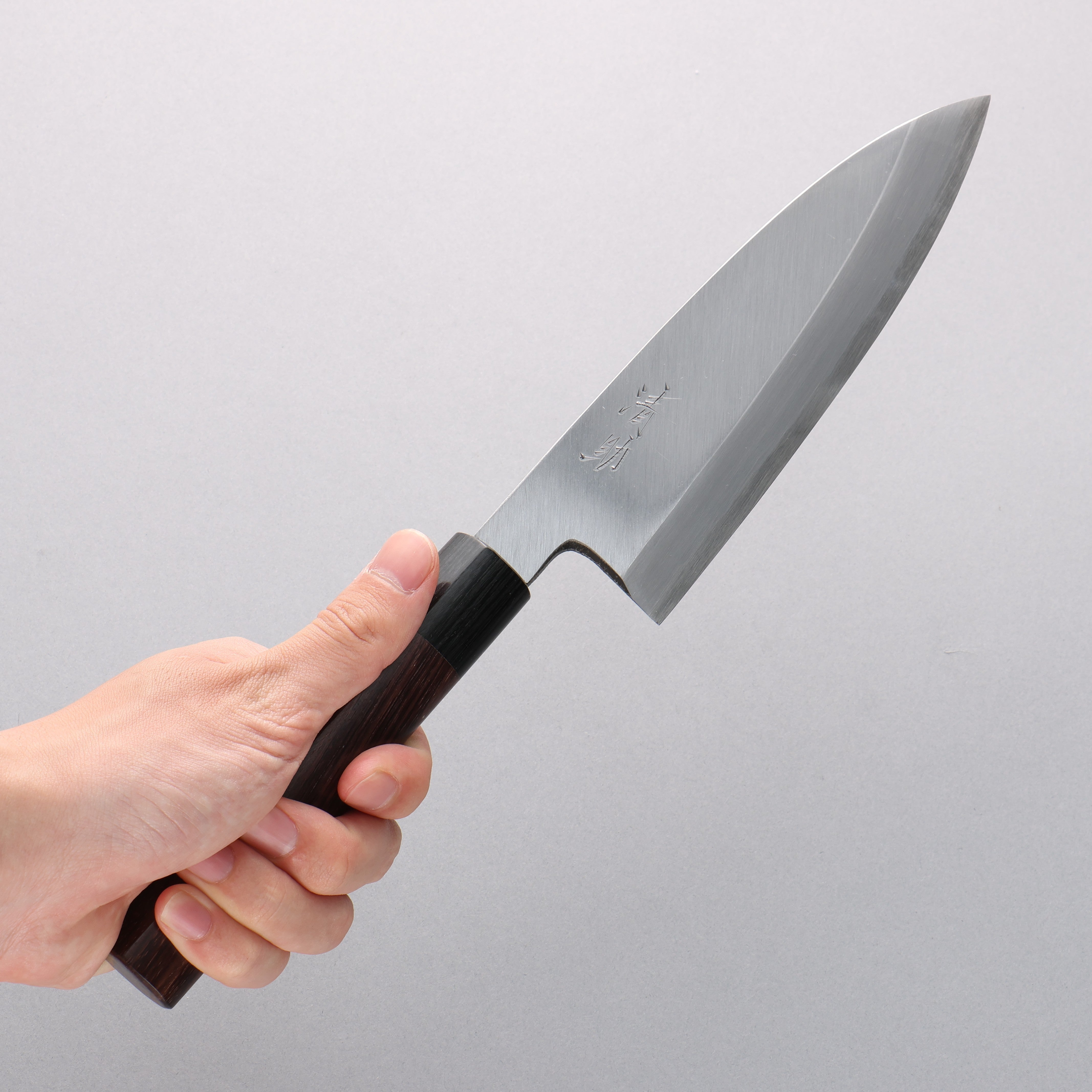 Seisuke Blue Steel Kasumitogi Funayuki 180mm Rosewood Handle - Japanny - Best Japanese Knife