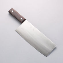  Seisuke Whole steel Chinese Cleaver 220mm Shitan Handle - Japanny - Best Japanese Knife