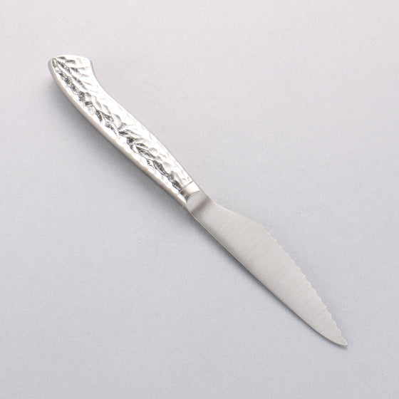Seisuke Stainless Steel Steak Knife & Fork Set 80mm Stainless Handle Ryujin - Japanny - Best Japanese Knife