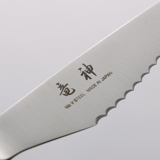 Seisuke Stainless Steel Steak Knife & Fork Set 80mm Stainless Handle Ryujin - Japanny - Best Japanese Knife