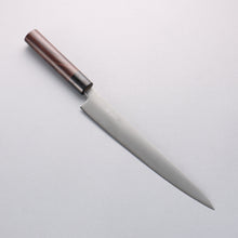  Seisuke Blue Super Sujihiki 240mm Rosewood (Ferrule: Black Pakka Wood) Handle - Japanny - Best Japanese Knife