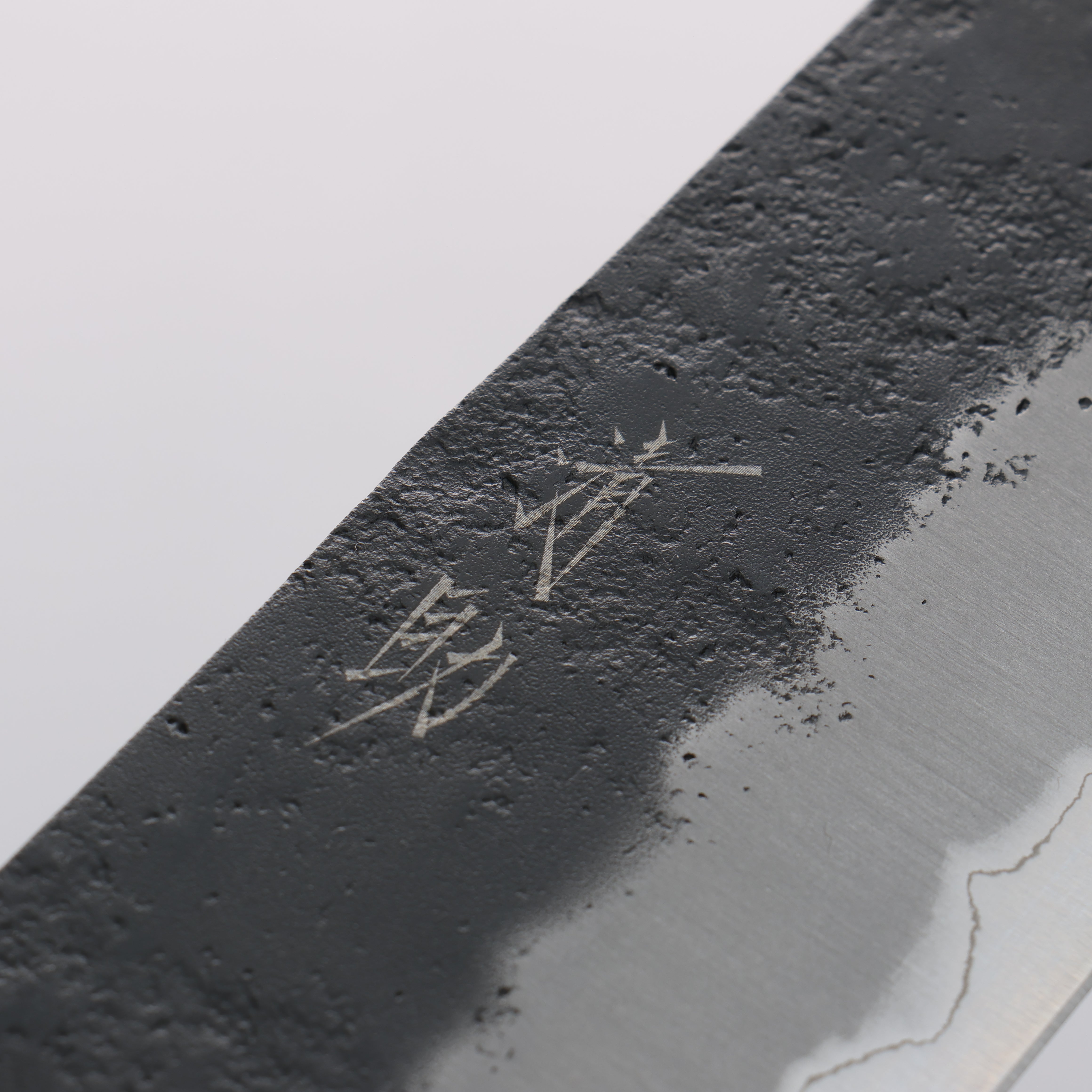 Seisuke Blue Super Black Nashiji Gyuto 240mm Rosewood (Ferrule: White Pakka Wood) Handle - Japanny - Best Japanese Knife