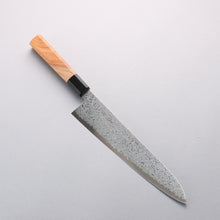  Seisuke VG10 Damascus Migaki Finished Gyuto 240mm Keyaki (Japanese Elm) Handle - Japanny - Best Japanese Knife