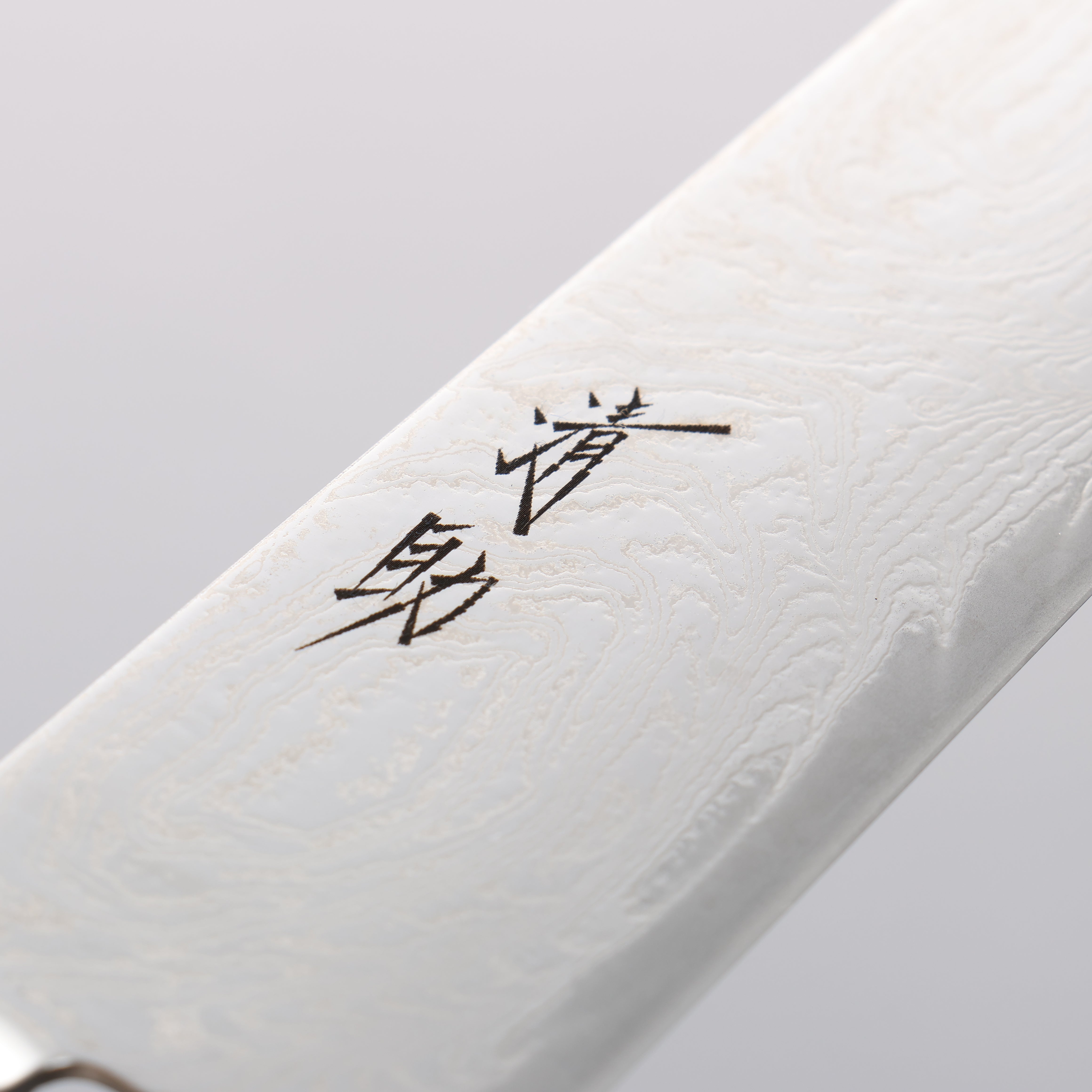 Seisuke Nami AUS10 Mirrored Finish Damascus Sujihiki 240mm Black Pakka wood Handle - Japanny - Best Japanese Knife