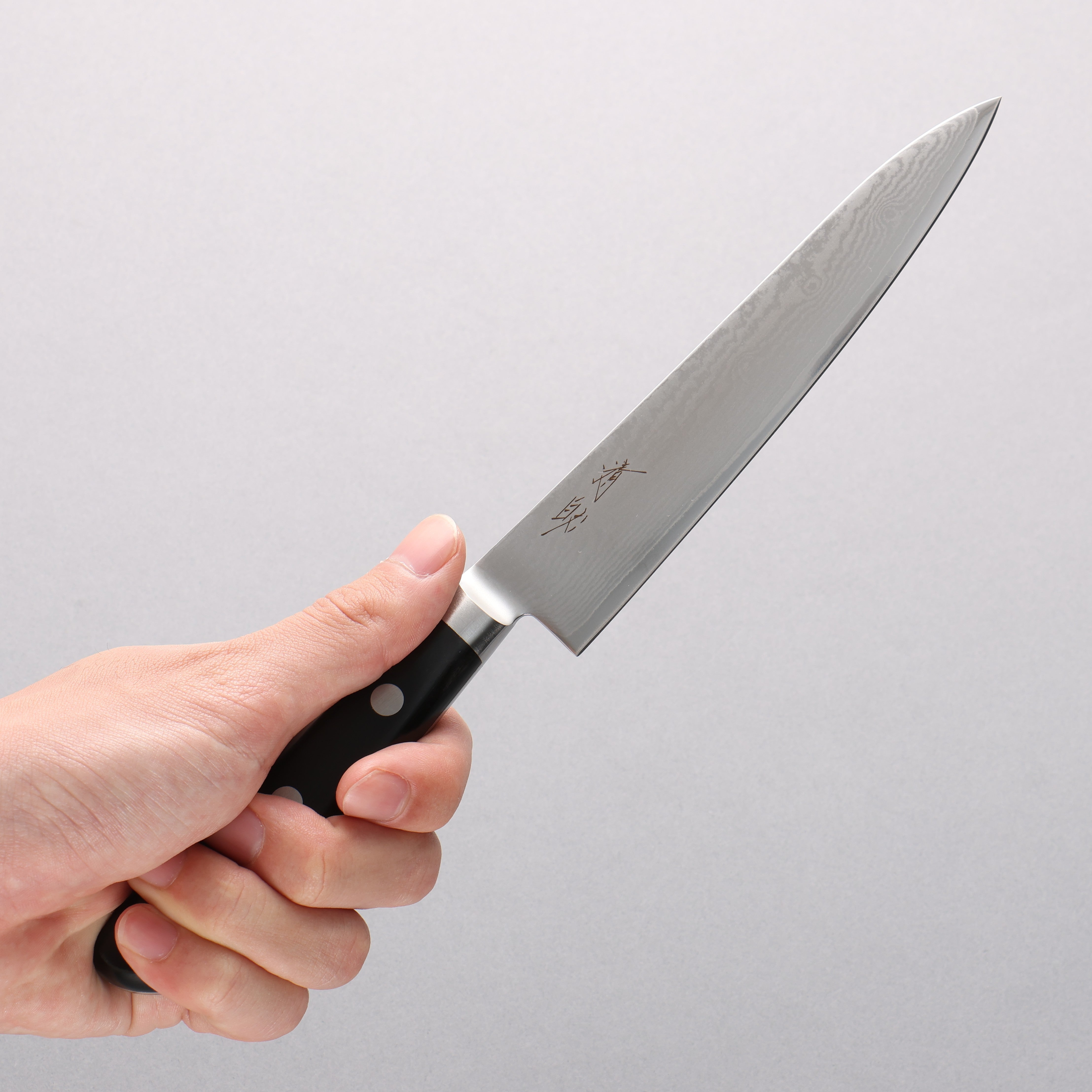 Seisuke VG10 33 Layer Damascus Petty-Utility 150mm Black Pakka wood Handle - Japanny - Best Japanese Knife