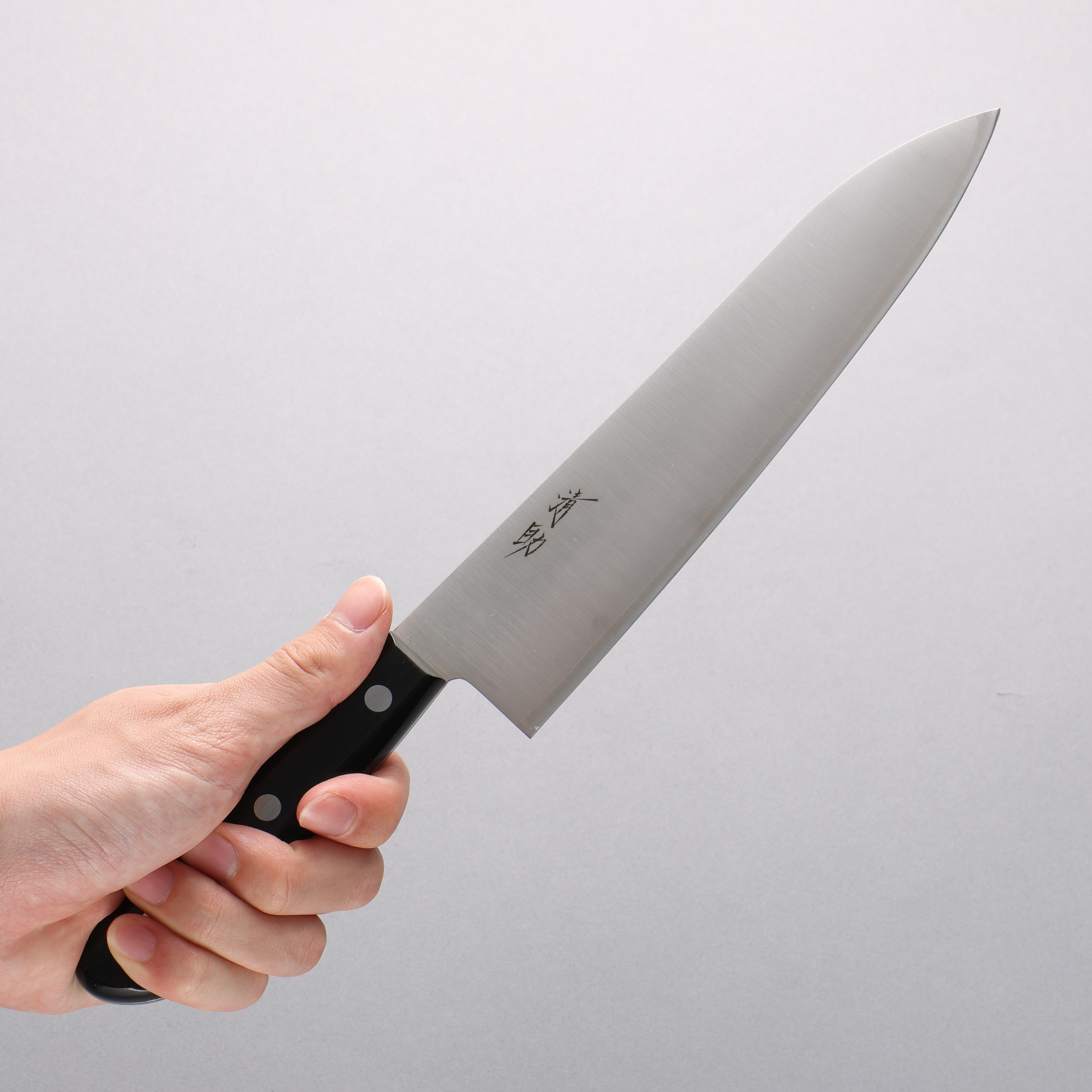 Seisuke SLD Migaki Polish Finish Gyuto 210mm Black Pakka wood Handle - Japanny - Best Japanese Knife