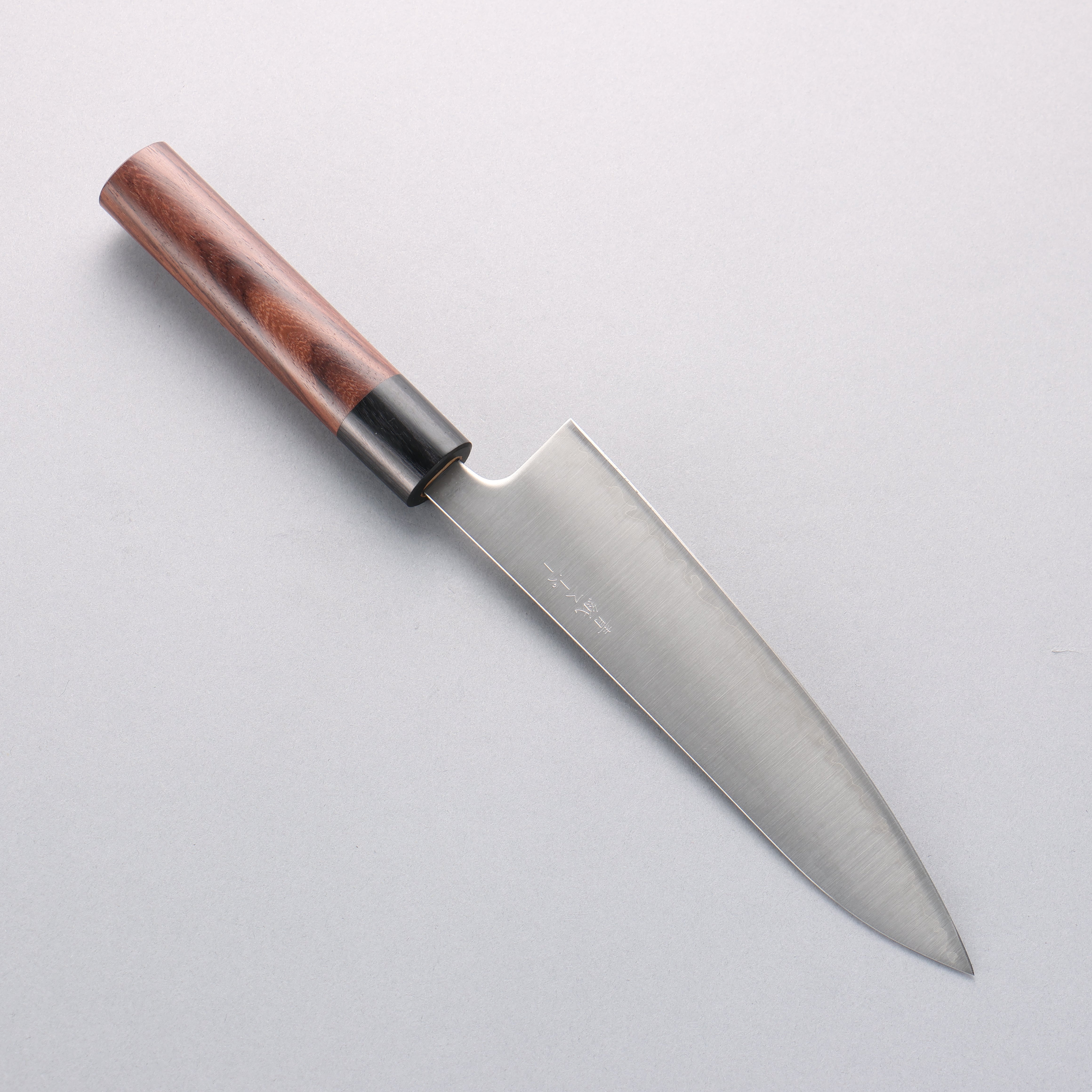 Seisuke Blue Super Gyuto 180mm Rosewood (Ferrule: Black Pakka Wood) Handle - Japanny - Best Japanese Knife