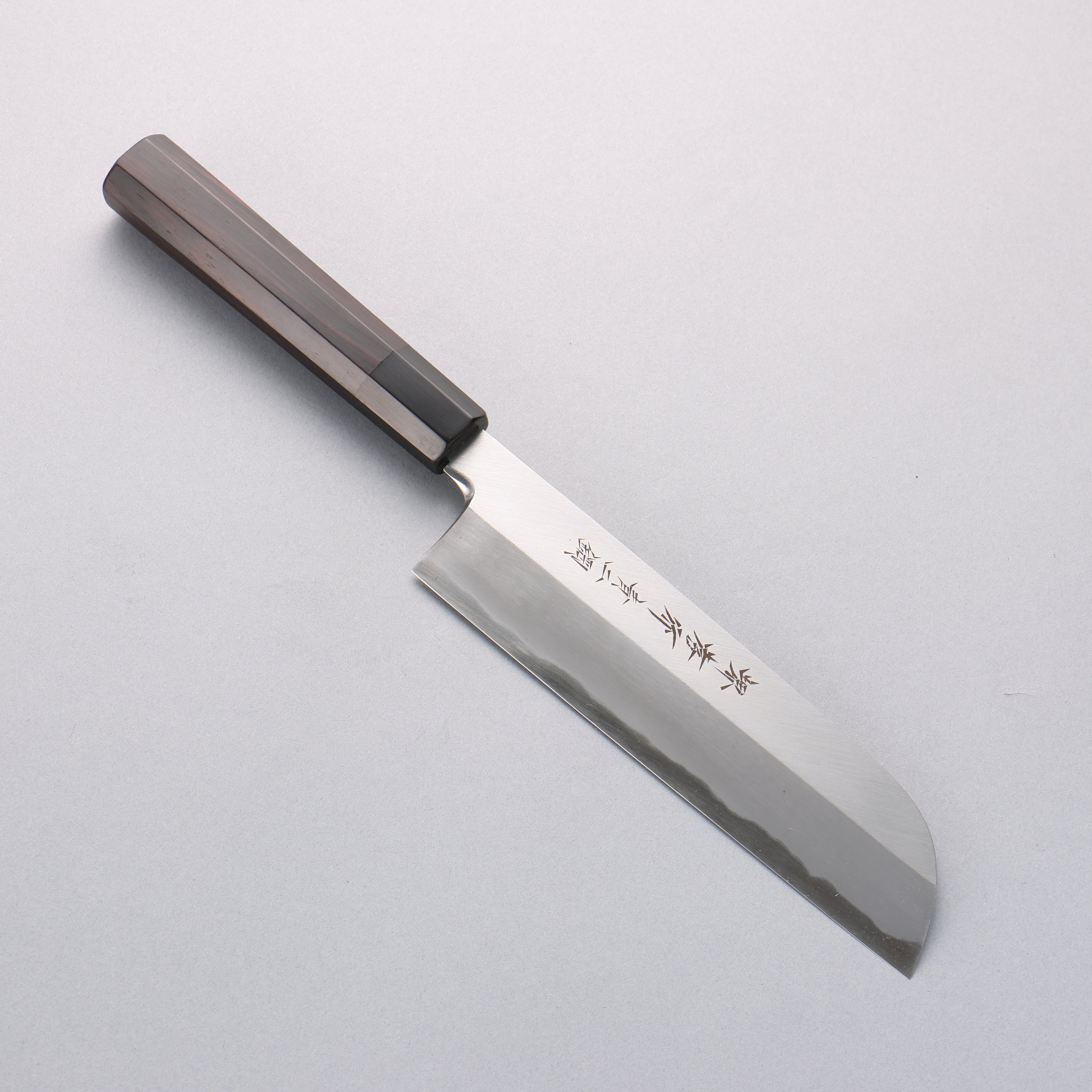 Sakai Takayuki Blue Steel No.2 Kamagata Usuba Ebony Wood Handle - Japanny - Best Japanese Knife