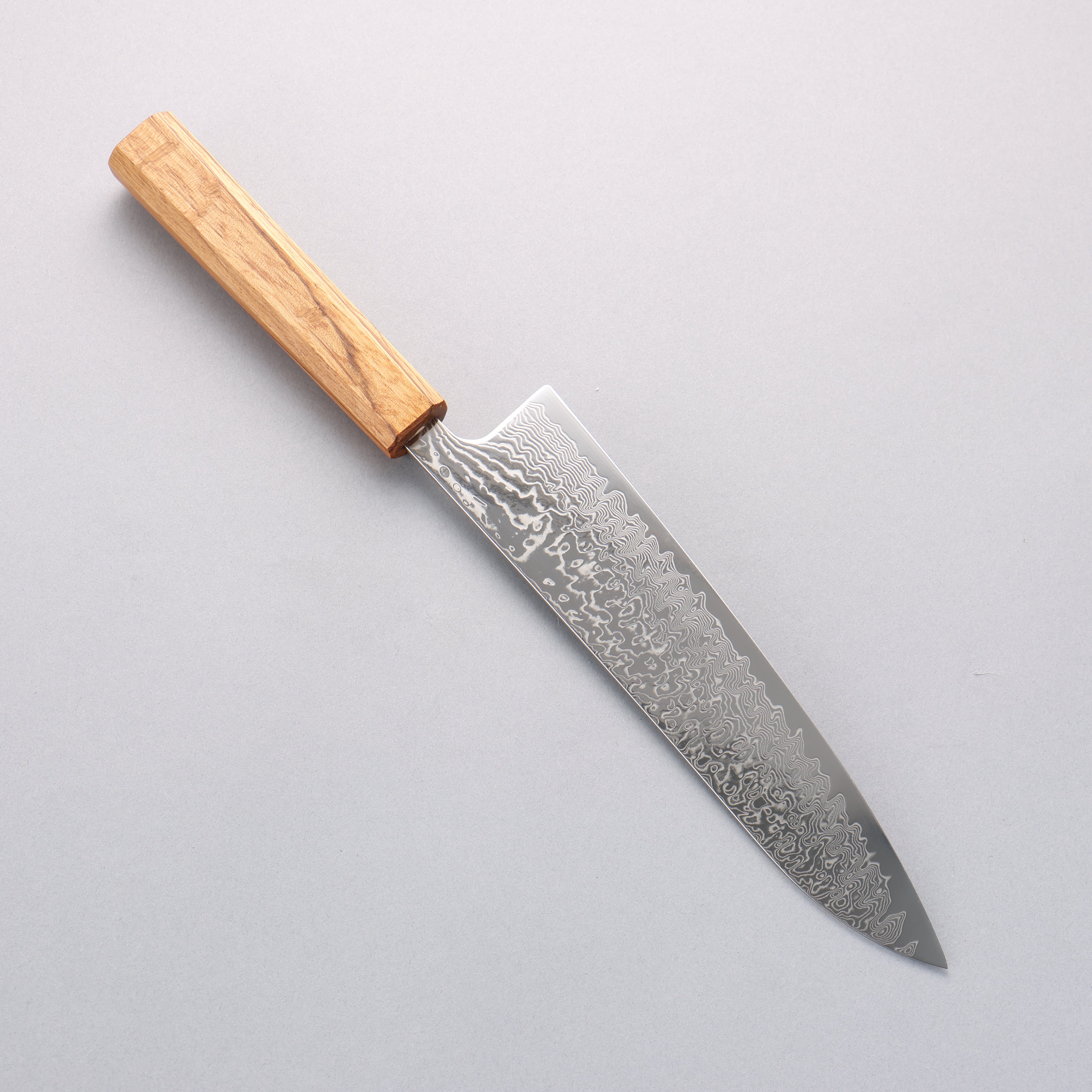 Seisuke SLD 49 Layer Damascus Gyuto 210mm Oak Handle - Japanny - Best Japanese Knife