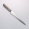 Sakai Takayuki Honyaki White Steel No.2 Yanagiba Wenge with Double Water Buffalo Ring Handle