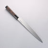 Sakai Takayuki Honyaki White Steel No.2 Yanagiba Wenge with Double Water Buffalo Ring Handle