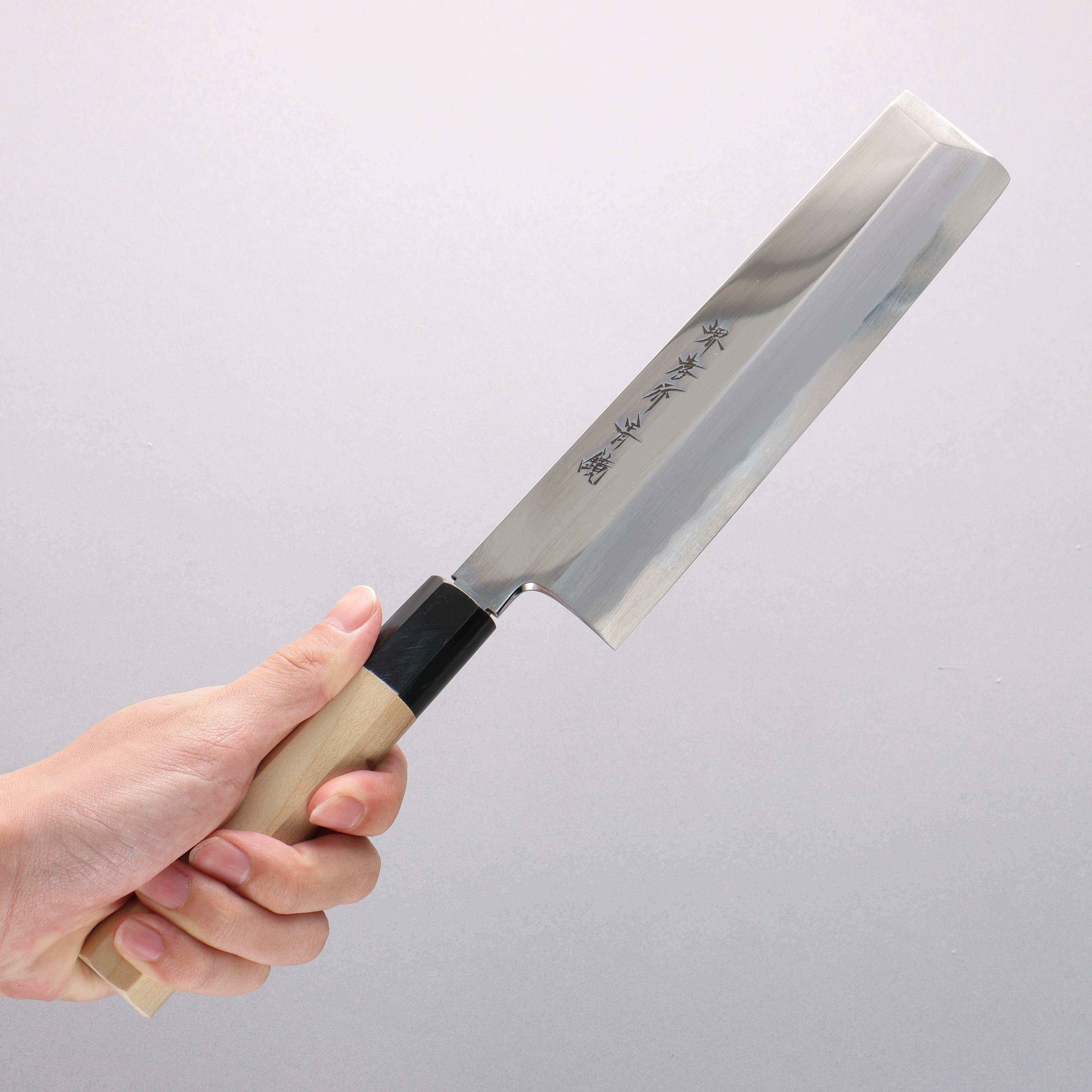 Sakai Takayuki Blue Steel No.2 Mirrored Finish Usuba - Japanny - Best Japanese Knife