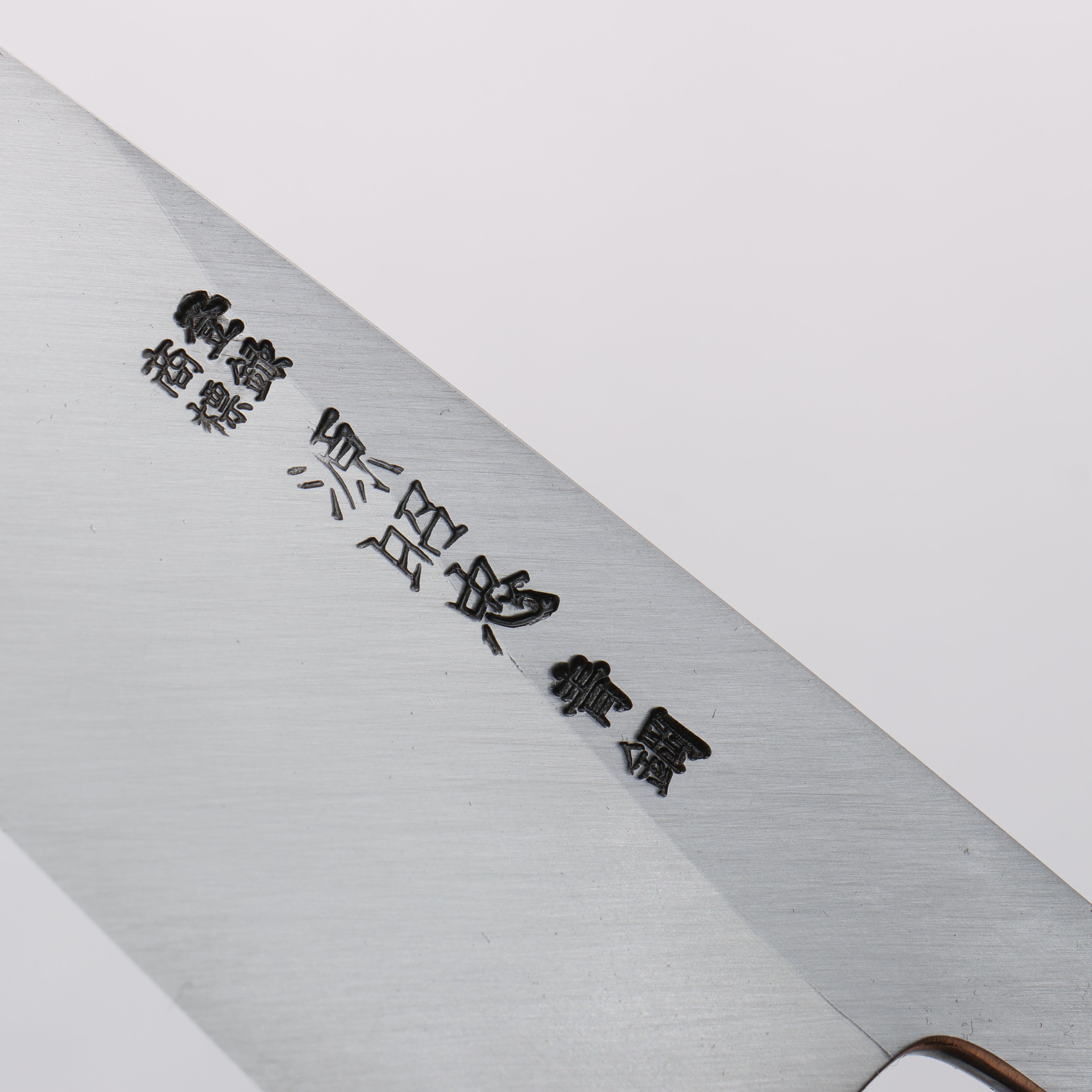 Minamoto Akitada Blue Steel No.2 Aideba 150mm Ebony Wood (ferrule: Black Water Buffalo Horn) Handle - Japanny - Best Japanese Knife