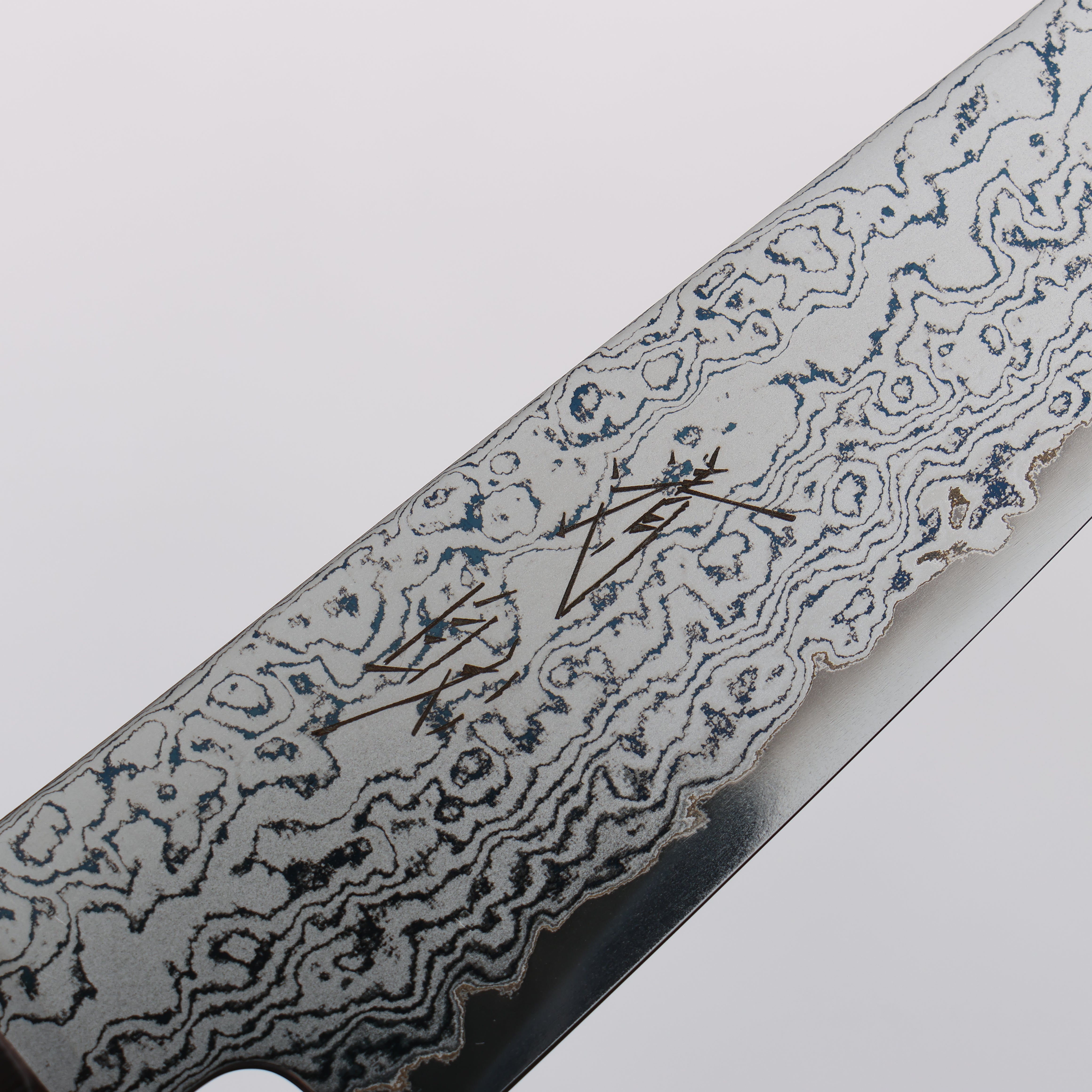 Seisuke VG10 Damascus Petty-Utility 120mm Ebony Wood Handle - Japanny - Best Japanese Knife