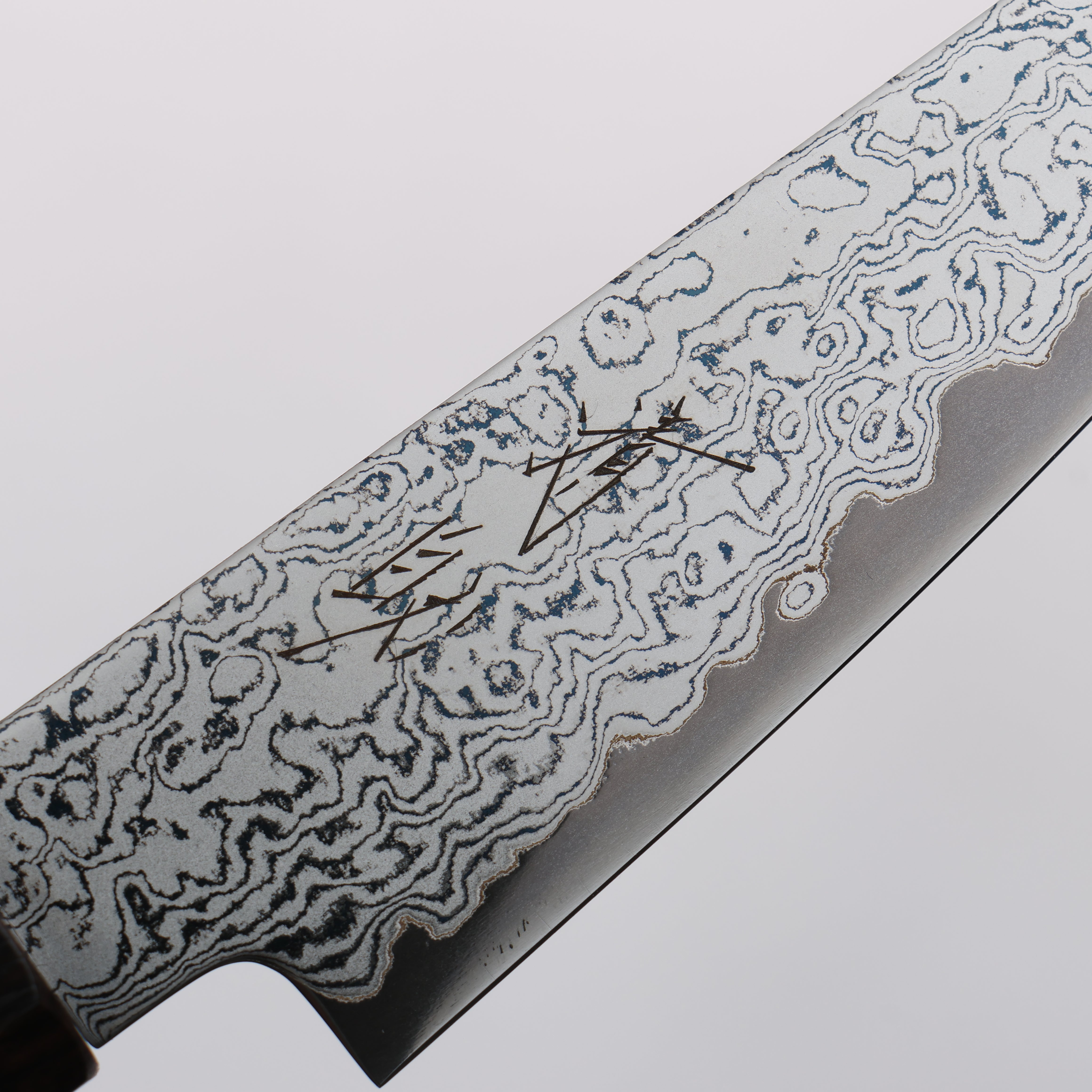 Seisuke VG10 Damascus Petty-Utility 105mm Ebony Wood Handle - Japanny - Best Japanese Knife