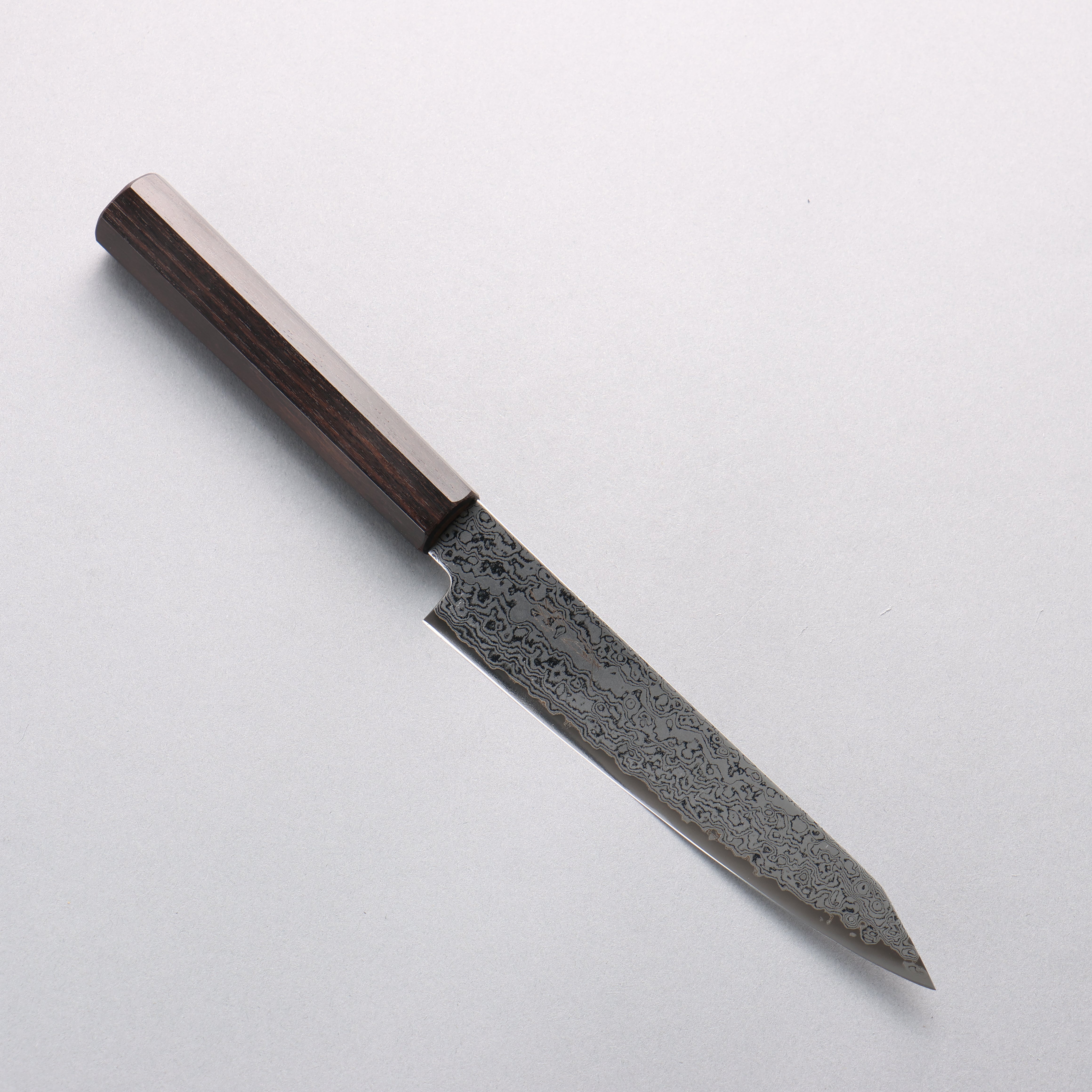 Seisuke VG10 Damascus Kiritsuke Petty-Utility 150mm Ebony Wood Handle - Japanny - Best Japanese Knife
