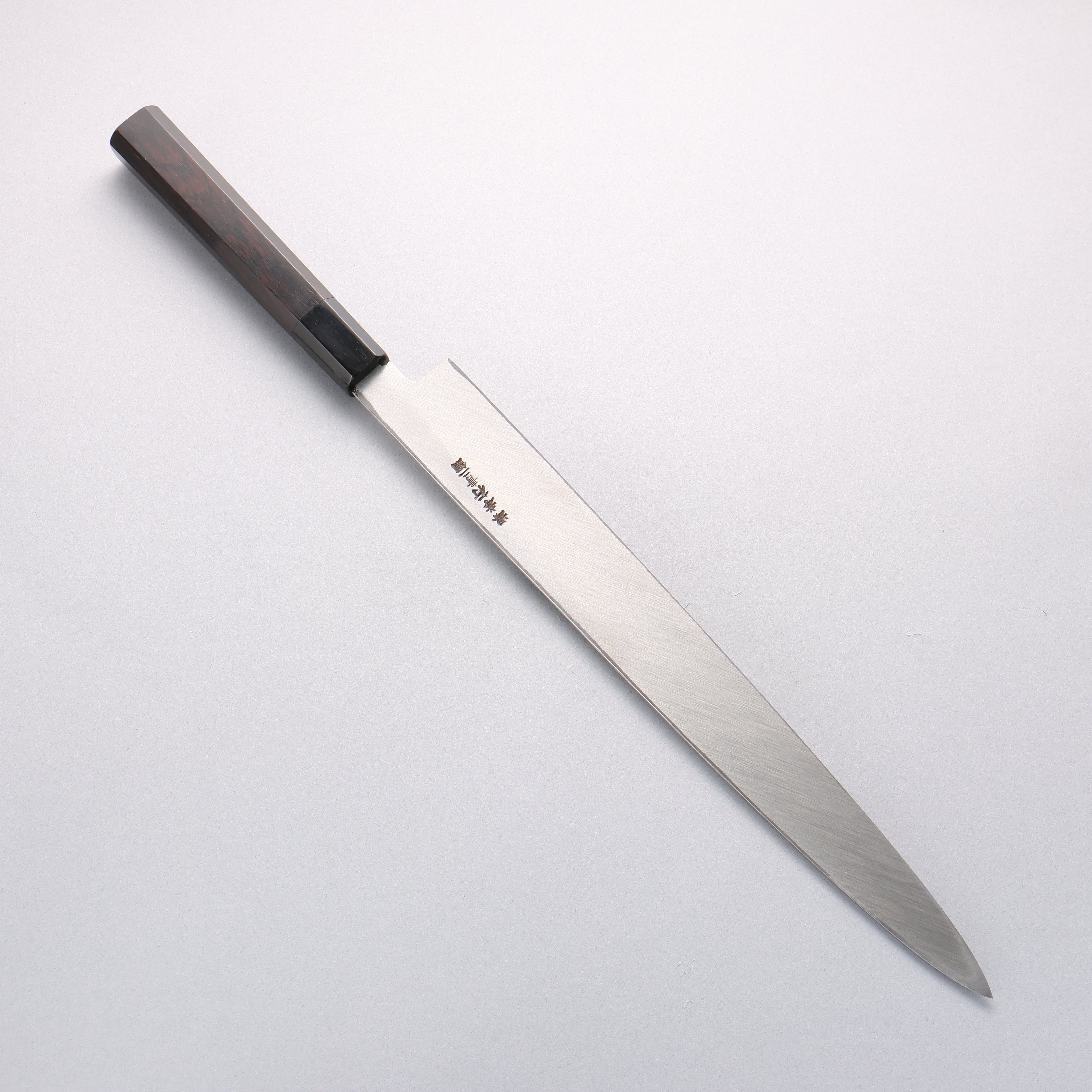 Sakai Takayuki Blue Steel No.2 Yanagiba Ebony Wood Handle - Japanny - Best Japanese Knife