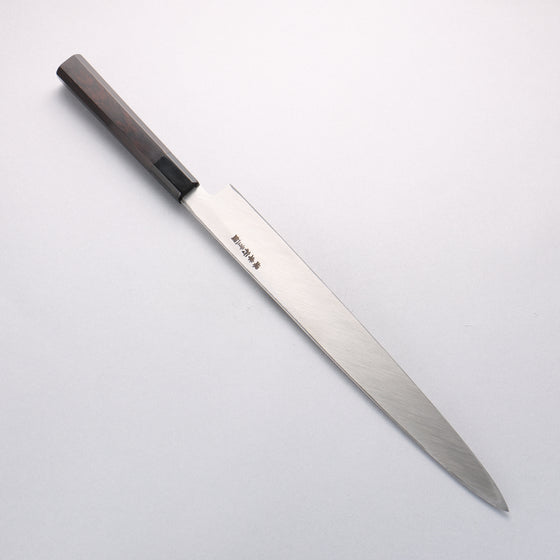 Sakai Takayuki Blue Steel No.2 Yanagiba Ebony Wood Handle - Japanny - Best Japanese Knife