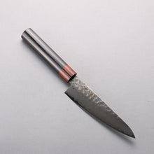  Seisuke VG10 33 Layer Hammered Damascus Small Santoku 135mm Black Pakka wood Handle - Japanny - Best Japanese Knife