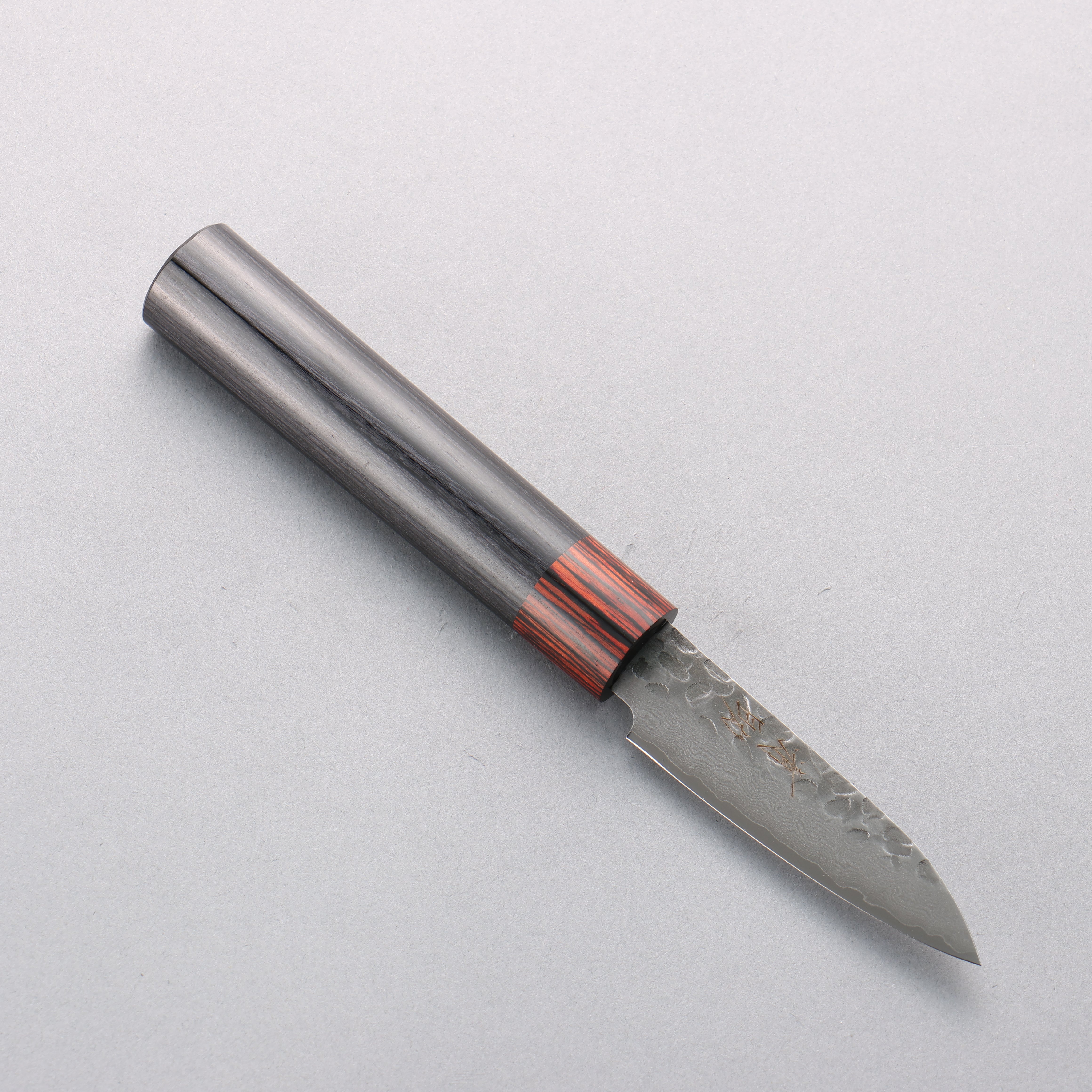 Seisuke VG10 33 Layer Hammered Damascus Paring 76mm Black Pakka wood Handle - Japanny - Best Japanese Knife