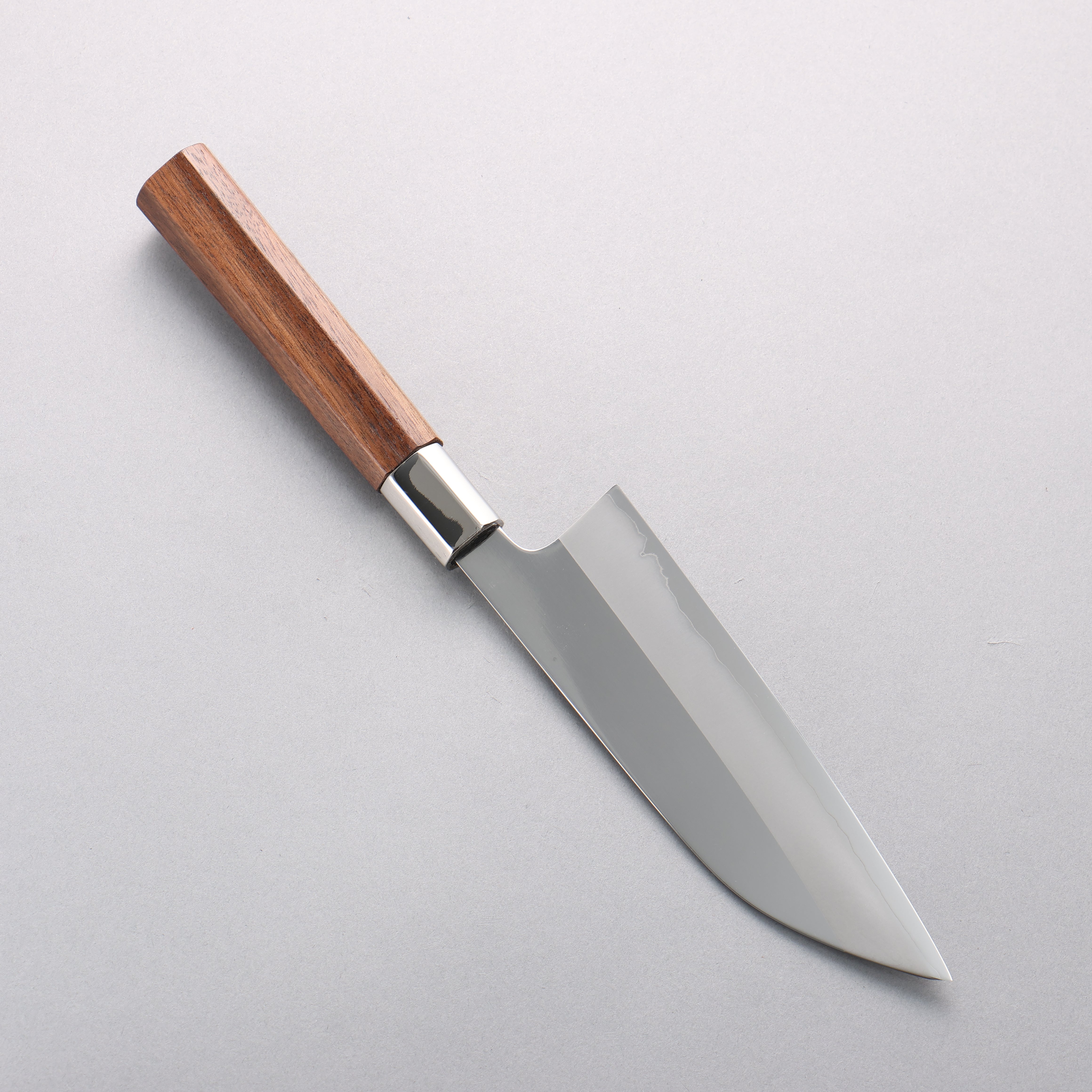 Kurotori Silver Steel No.3 Migaki Finished Funayuki 150mm Walnut Handle - Japanny - Best Japanese Knife