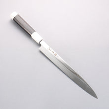  Sakai Takayuki Ginryu Honyaki Swedish Steel Mirrored Finish Yanagiba 270mm Ebony Wood Handle with Sheath - Japanny - Best Japanese Knife