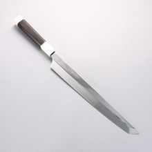  Sakai Takayuki Ginryu Honyaki Swedish Steel Mirrored Finish Sakimaru Yanagiba 300mm Ebony Wood Handle with Sheath - Japanny - Best Japanese Knife