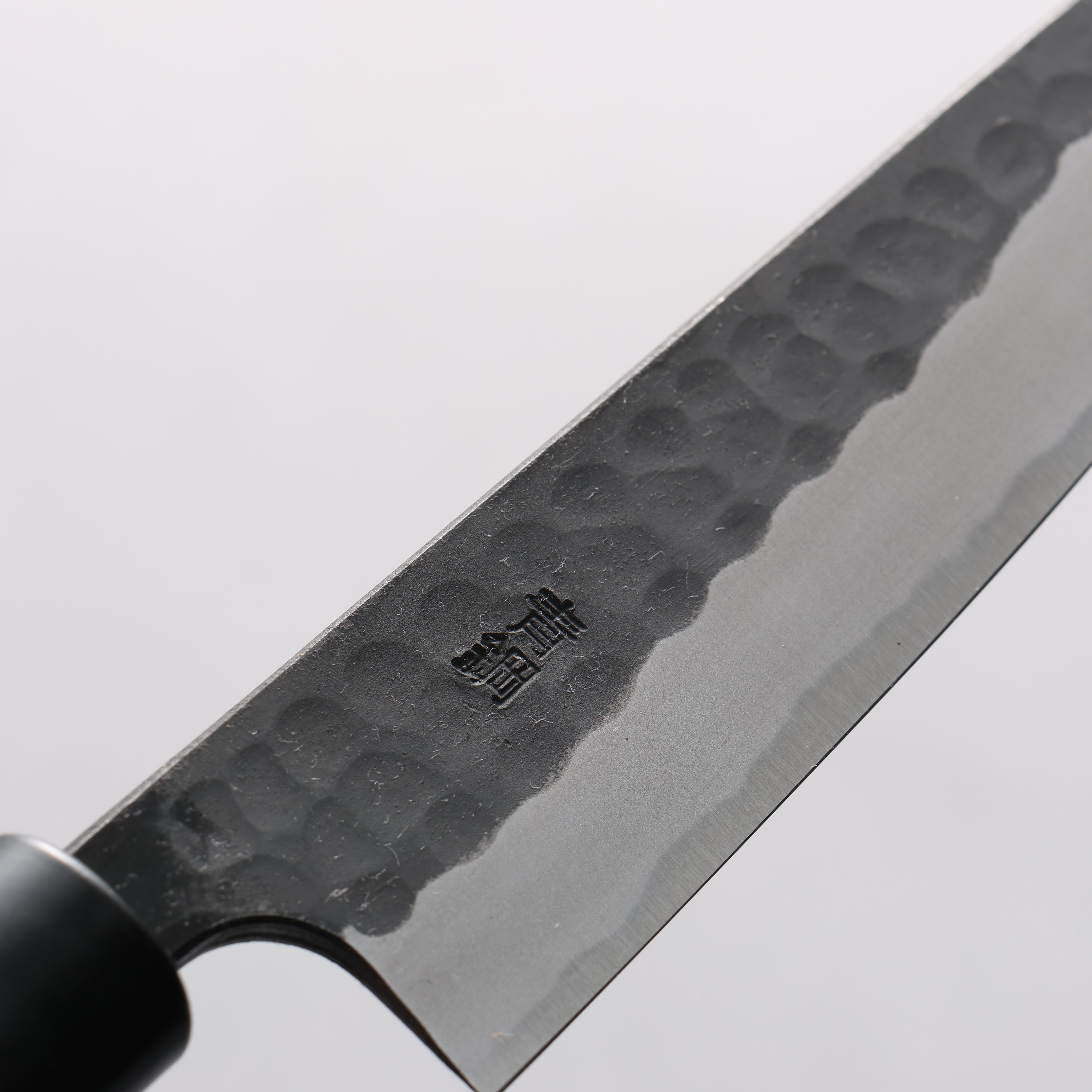 Nao Yamamoto Yasuki Blue Steel Kurouchi Hammered Petty-Utility 150mm Walnut Handle - Japanny - Best Japanese Knife