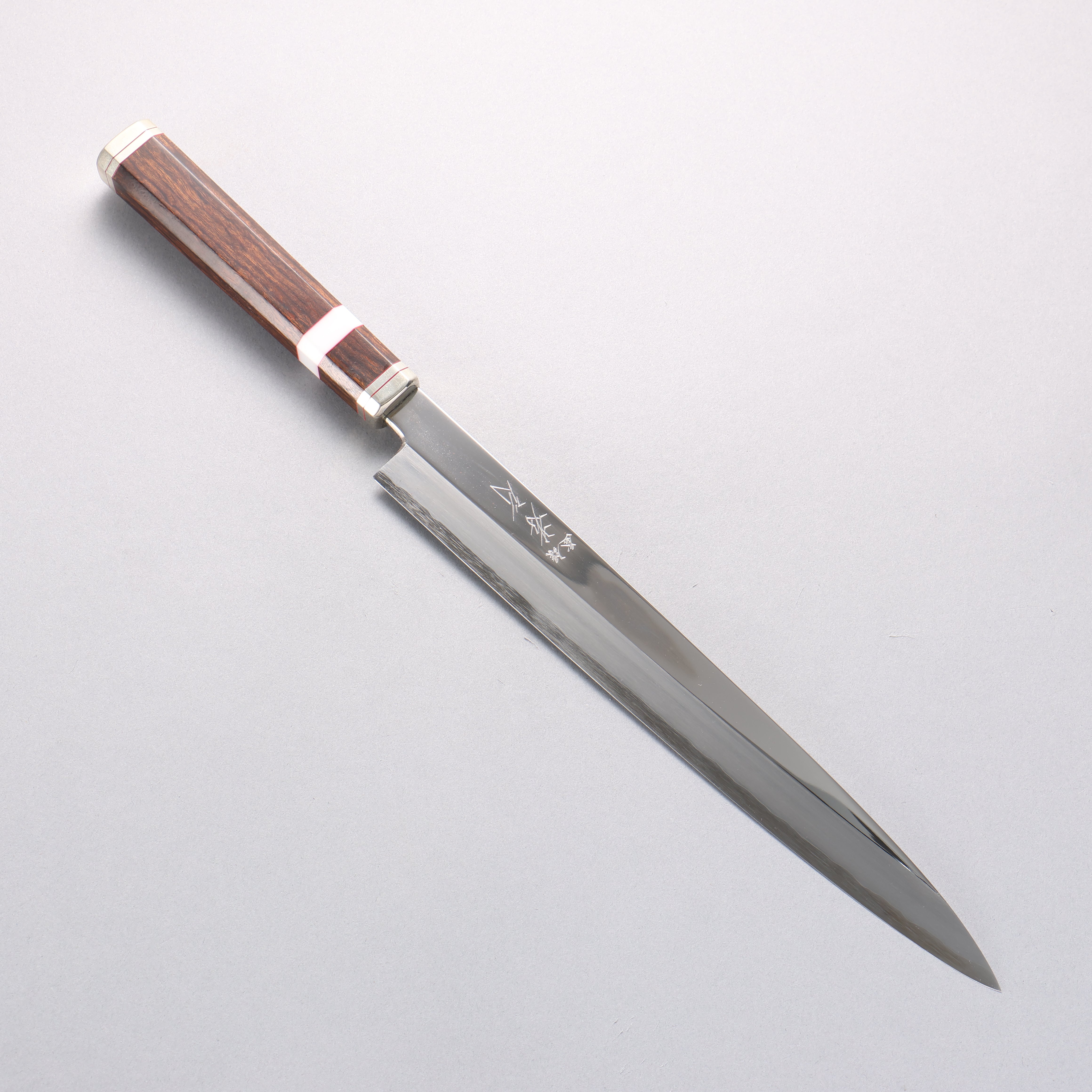 Sakai Takayuki Shiden Silver Steel No.3 Yanagiba Desert Ironwood(Sugihara model) Handle - Japanny - Best Japanese Knife