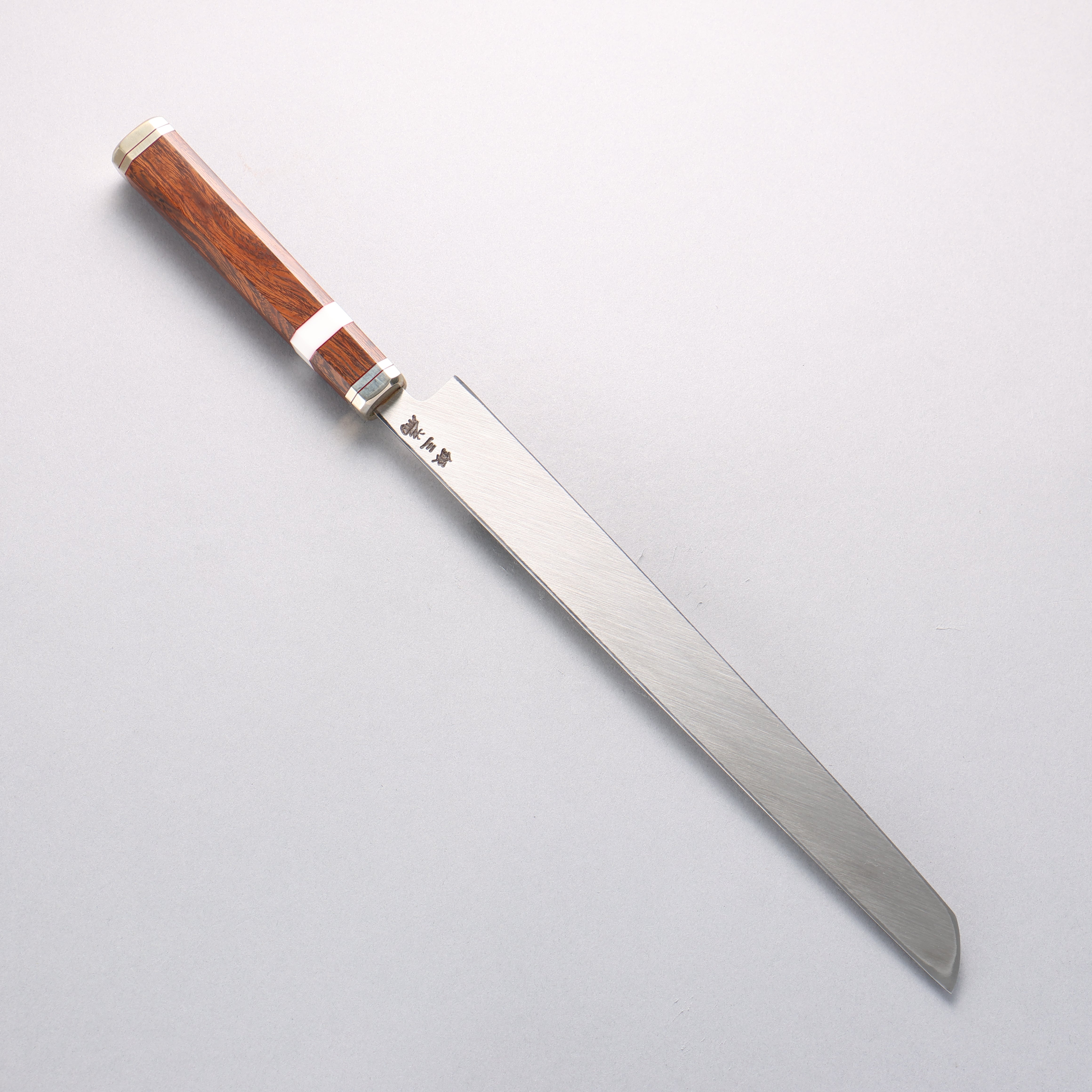 Sakai Takayuki Shiden Silver Steel No.3 Takohiki 270mm Desert Ironwood(Sugihara model) Handle - Japanny - Best Japanese Knife