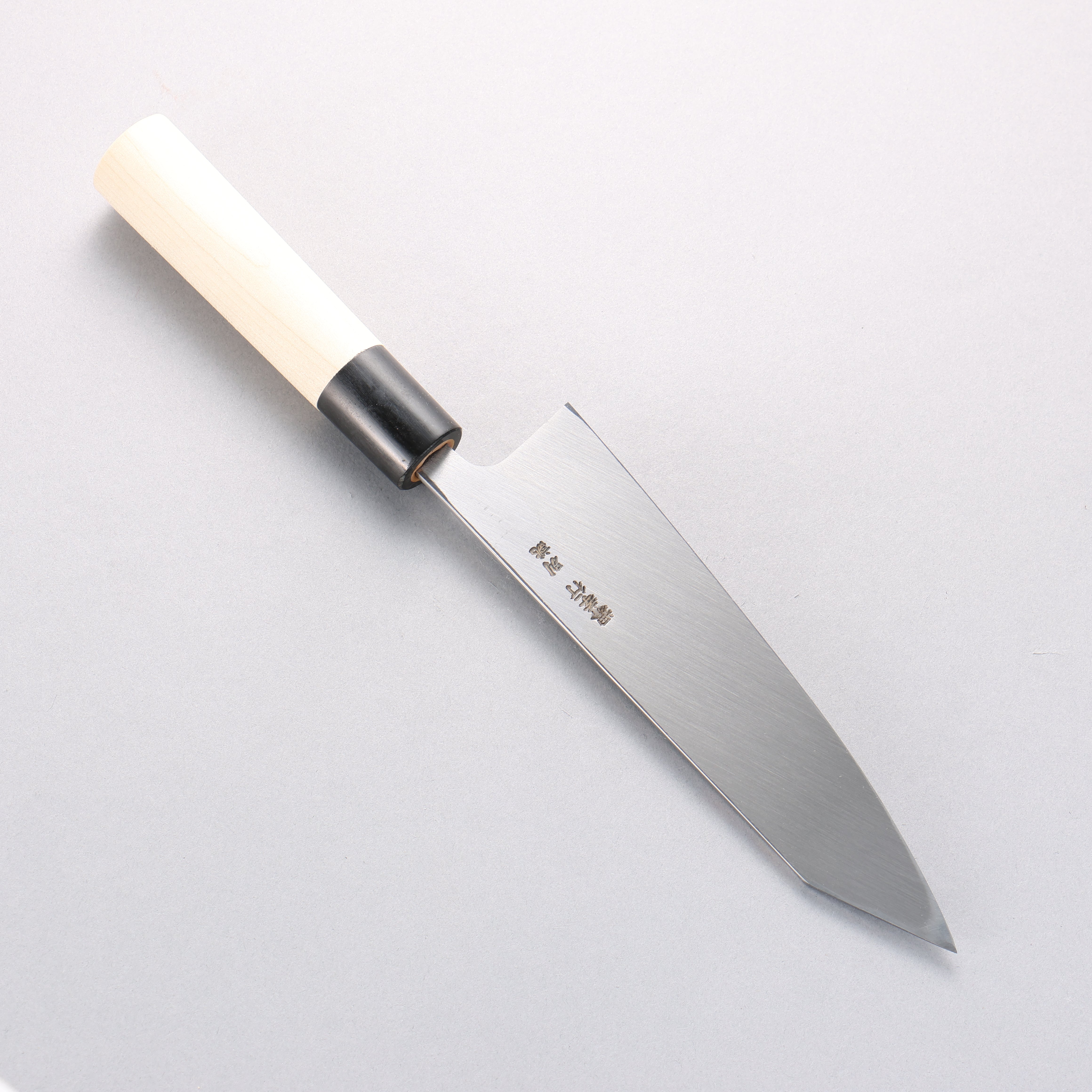 Sakai Takayuki Tokujyo White Steel No.2 Kiritsuke Deba 180mm Magnolia Handle - Japanny - Best Japanese Knife