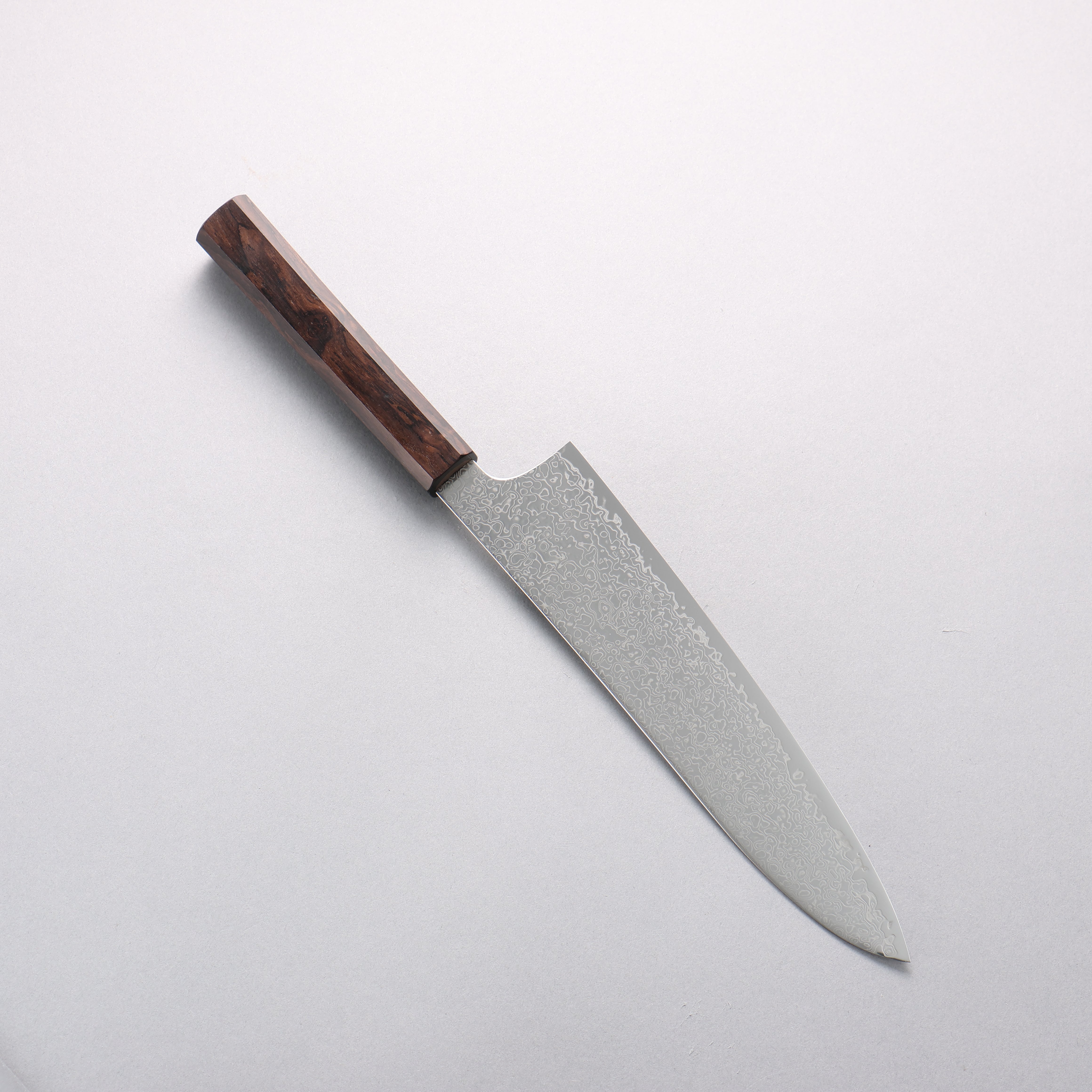 Seisuke SG2 Damascus Migaki Finished Gyuto 210mm Ebony Wood Handle - Japanny - Best Japanese Knife