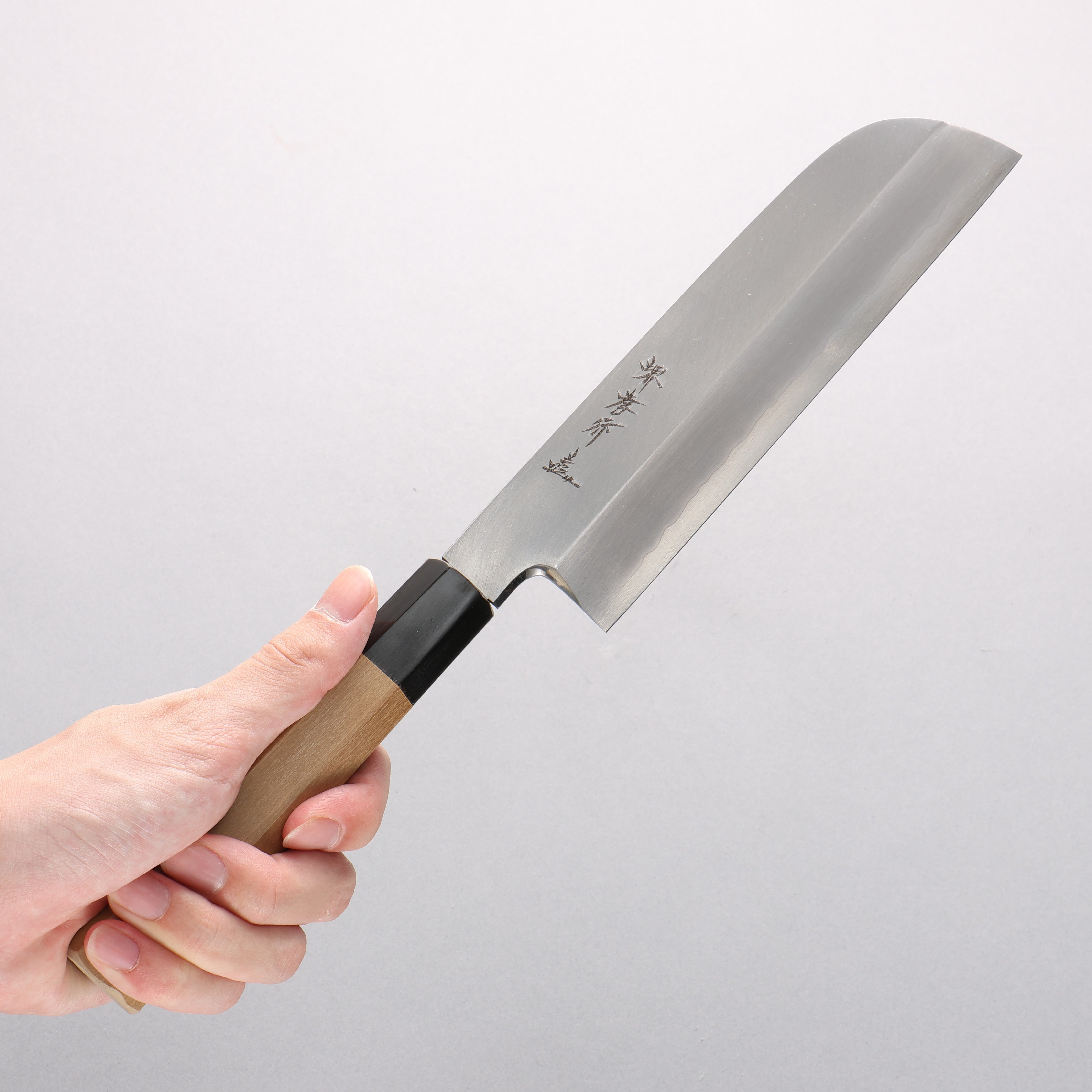 Sakai Takayuki Chef Series Silver Steel No.3 Kamagata Usuba Magnolia Handle - Japanny - Best Japanese Knife