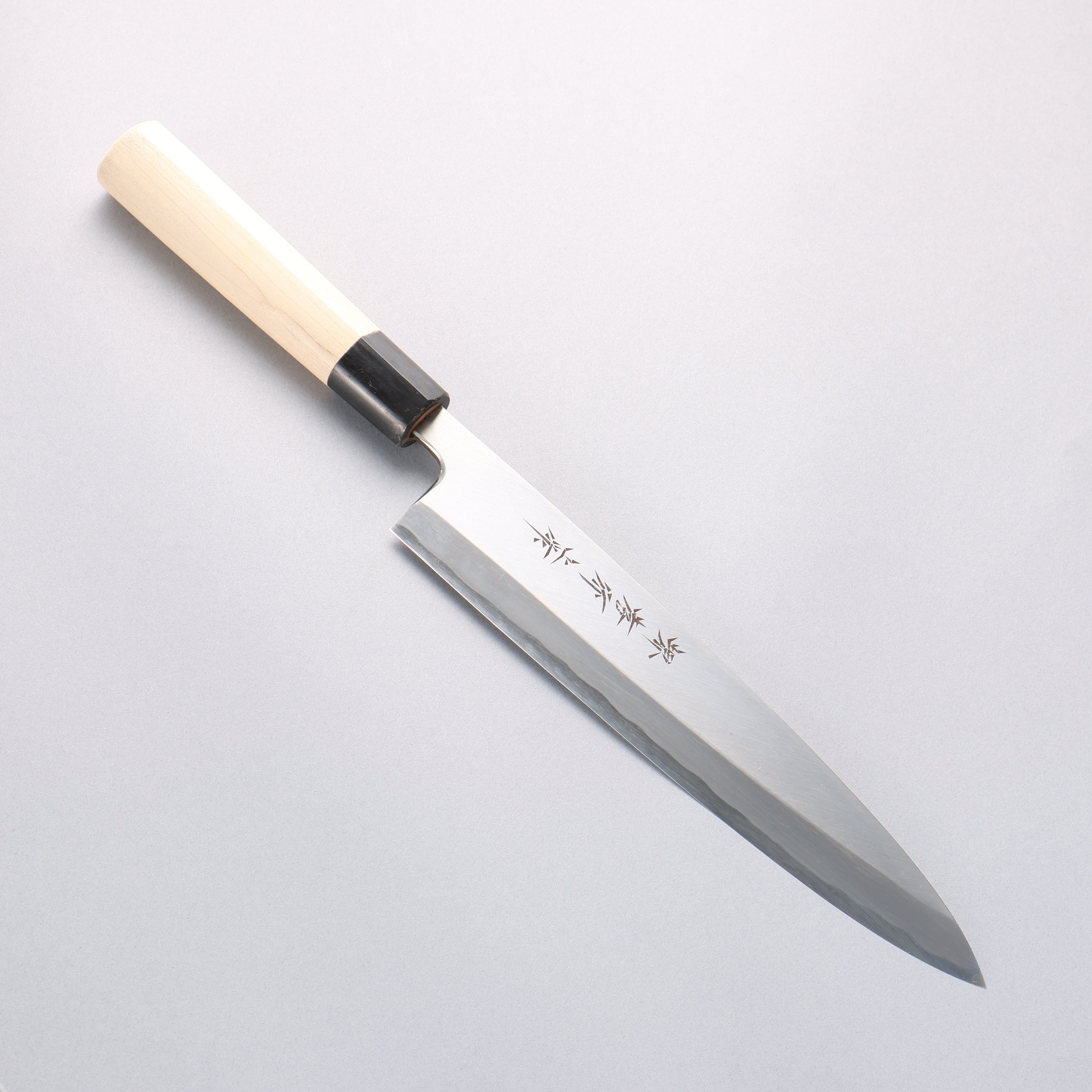 Sakai Takayuki White Steel No.3 Kasumitogi Mioroshi Deba 240mm Magnolia Handle - Japanny - Best Japanese Knife