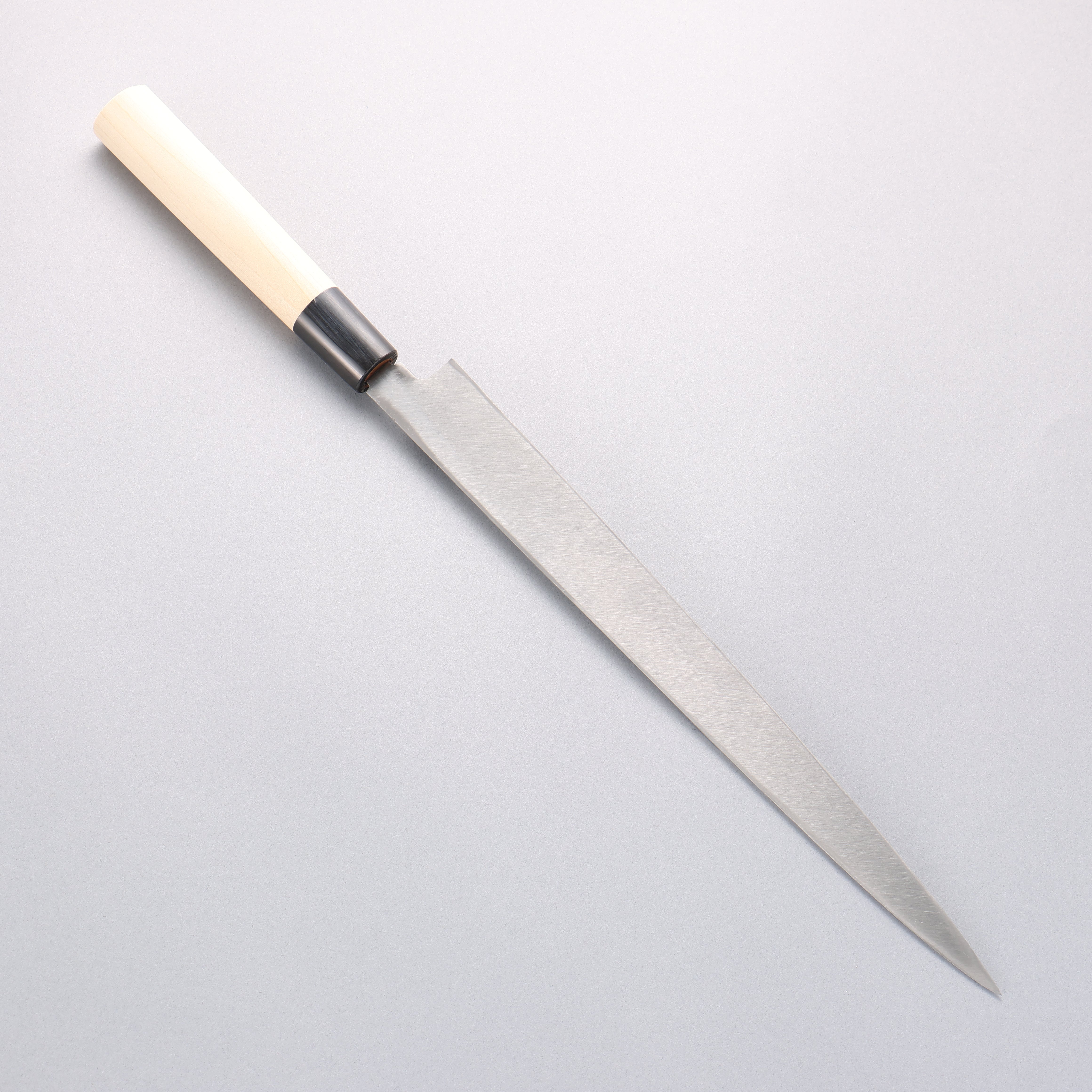 Sakai Takayuki Kasumitogi White Steel Fuguhiki Magnolia Handle - Japanny - Best Japanese Knife