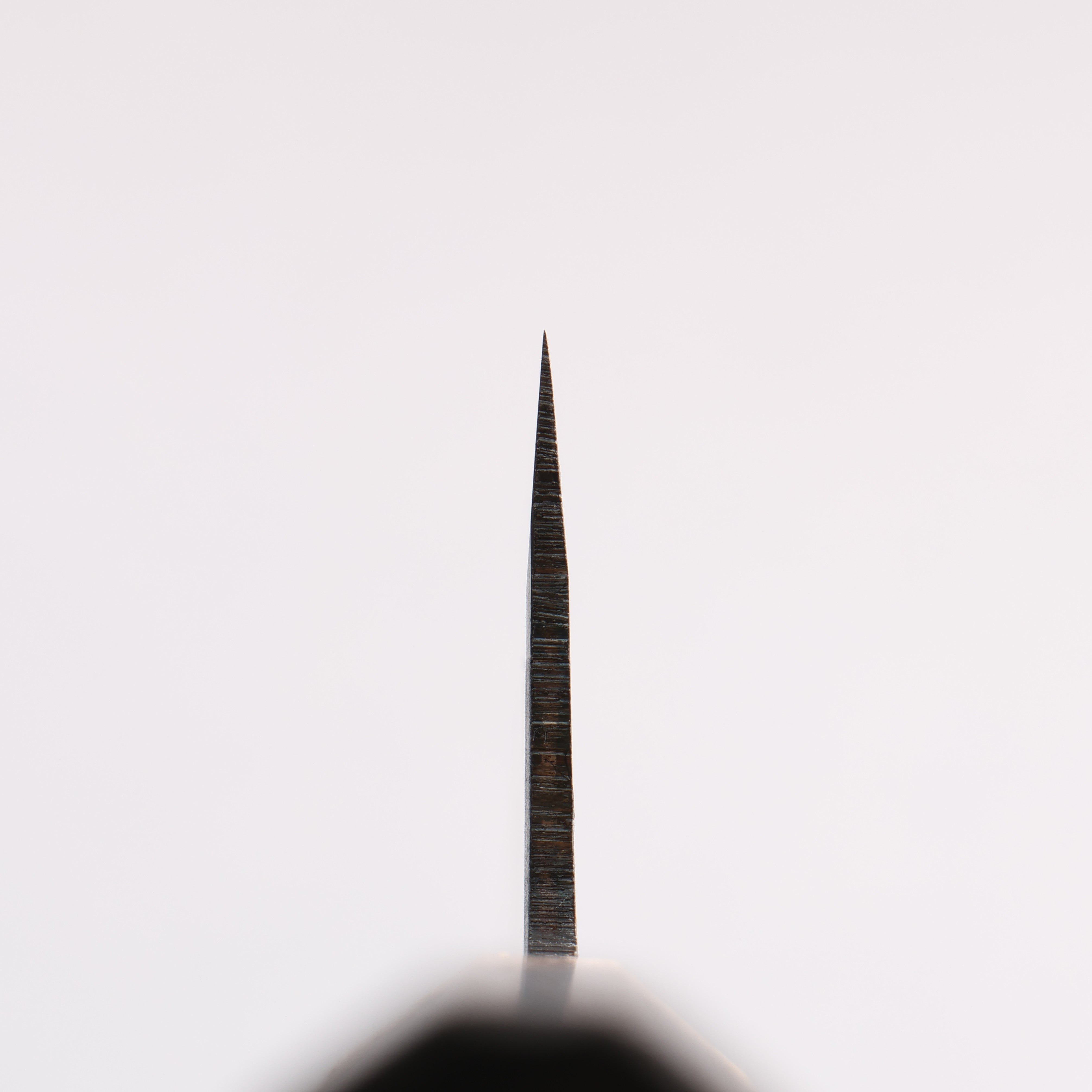 Seisuke Blue Steel No.1 Black Finished Gyuto 210mm Burnt Chestnut (ferrule: Cherry Wood) Handle - Japanny - Best Japanese Knife