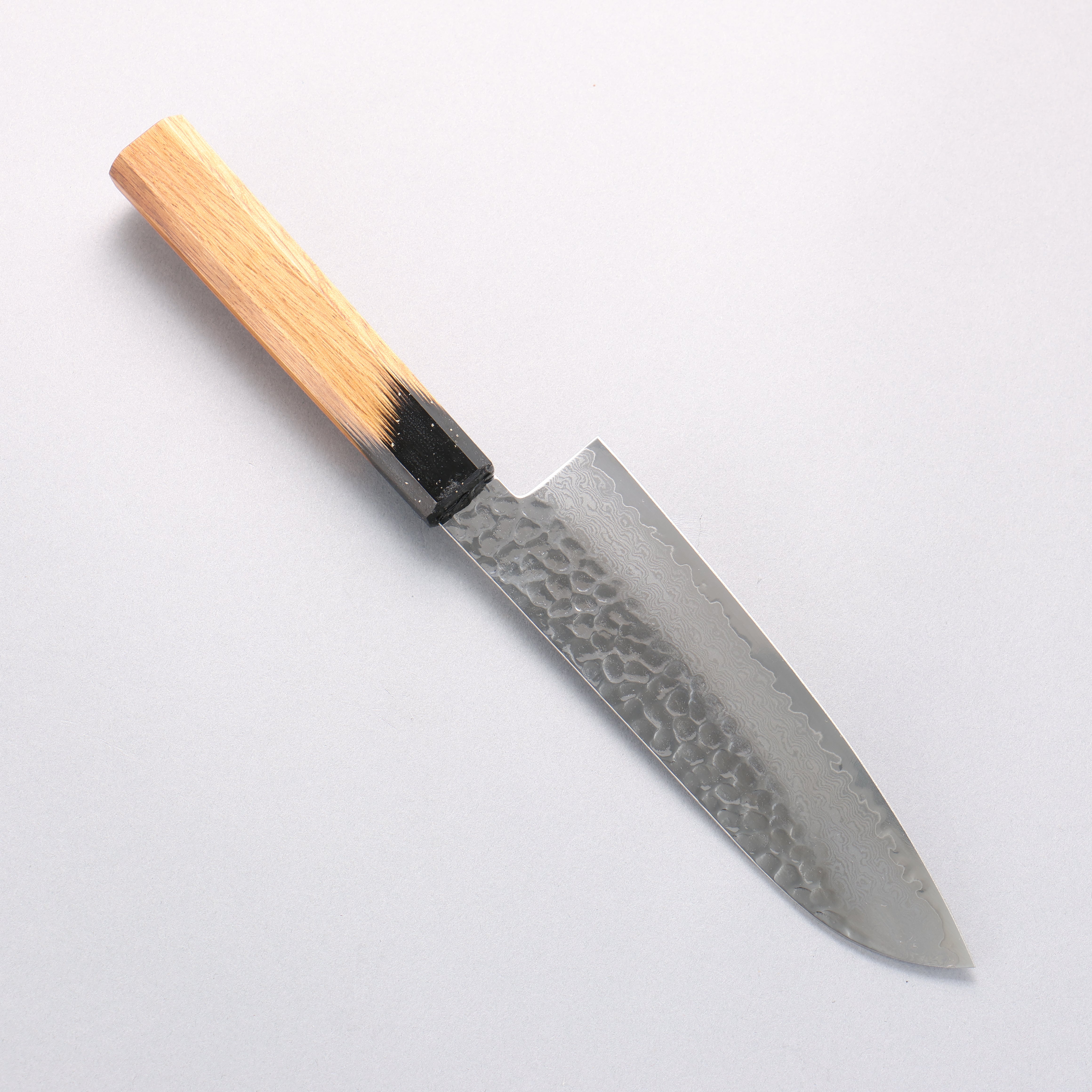 Sakai Takayuki VG10 33 Layer Damascus Santoku 170mm Live oak Lacquered (Kokushin) Handle - Japanny - Best Japanese Knife