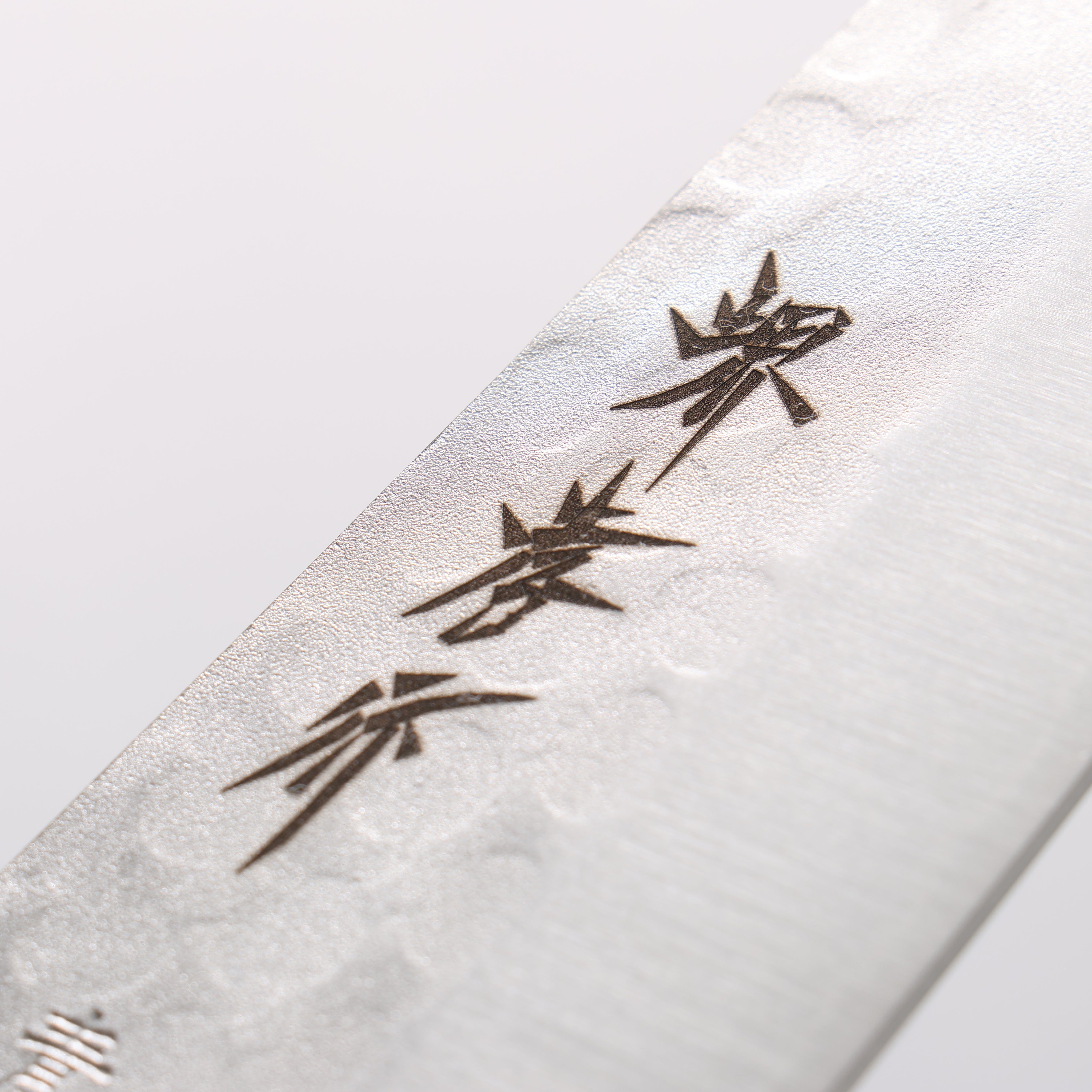 Sakai Takayuki Blue Steel Hammered 3 Layer Santoku 165mm - Japanny - Best Japanese Knife