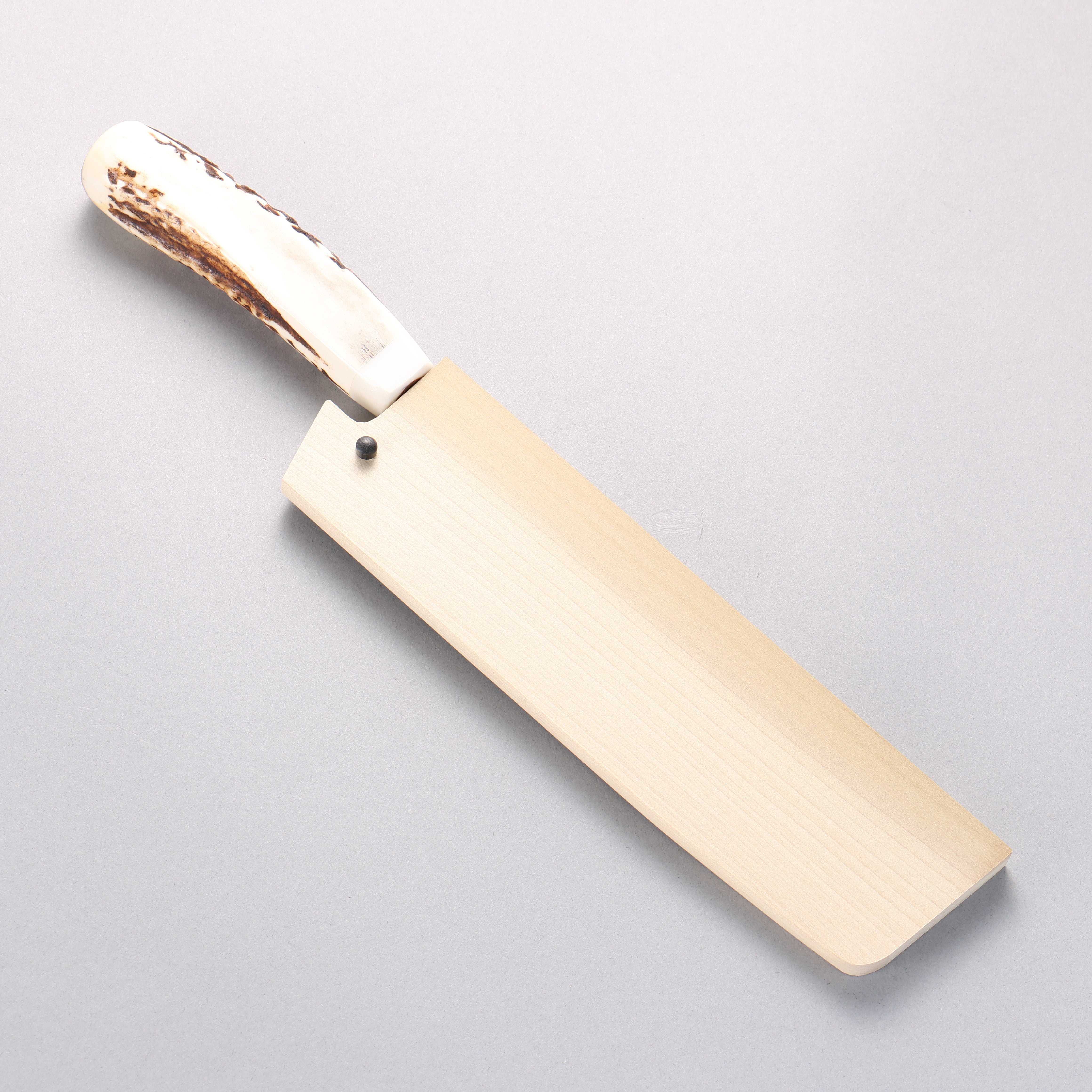 Sakai Takayuki VG10 33 Layer Damascus Nakiri 160mm Cow Bone Handle with Sheath - Japanny - Best Japanese Knife