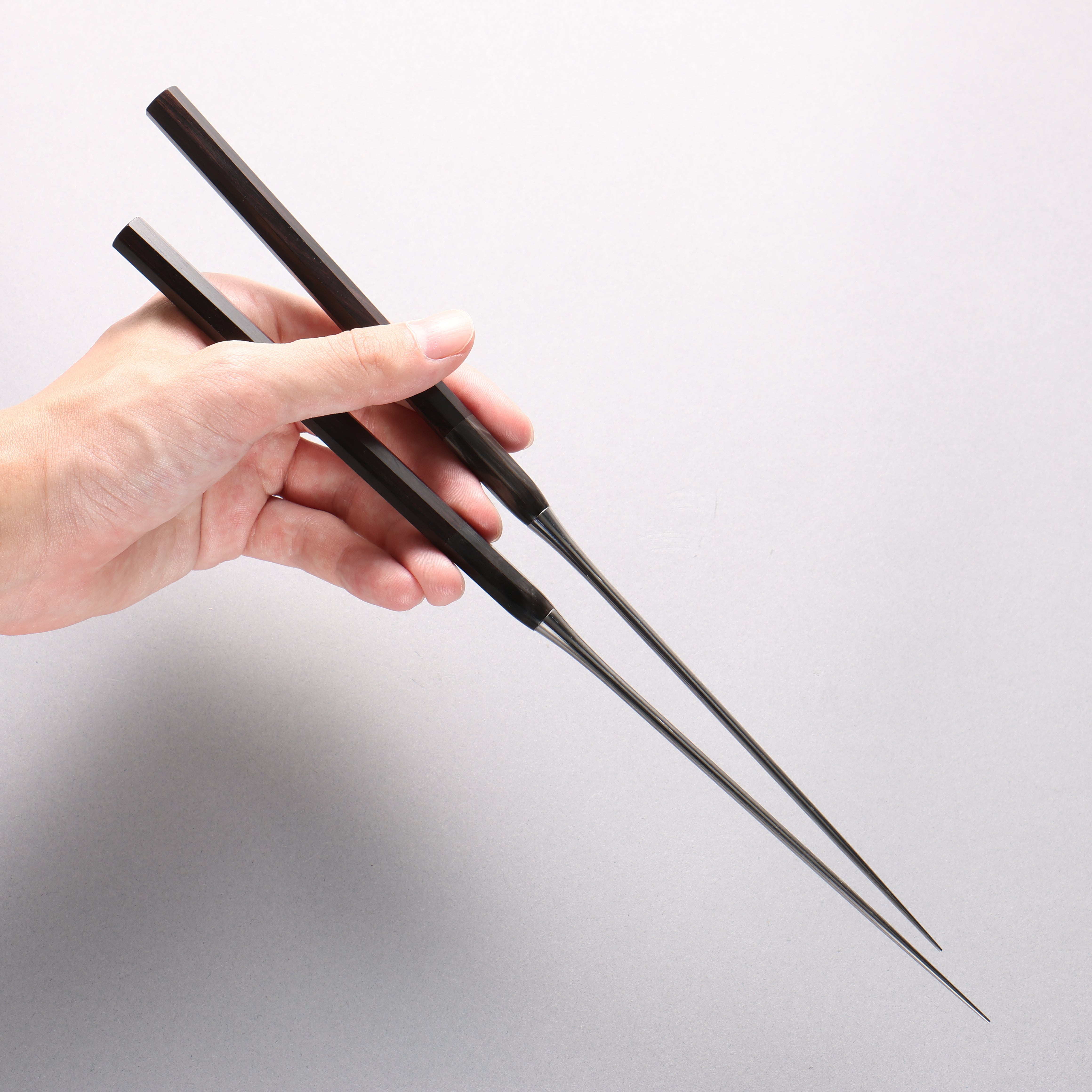 Sakai Takayuki Stainless Steel Moribashi Ebony Wood Handle - Japanny - Best Japanese Knife